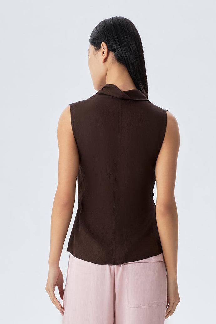 Grace Draped Wrapped Front Poetry Blouse