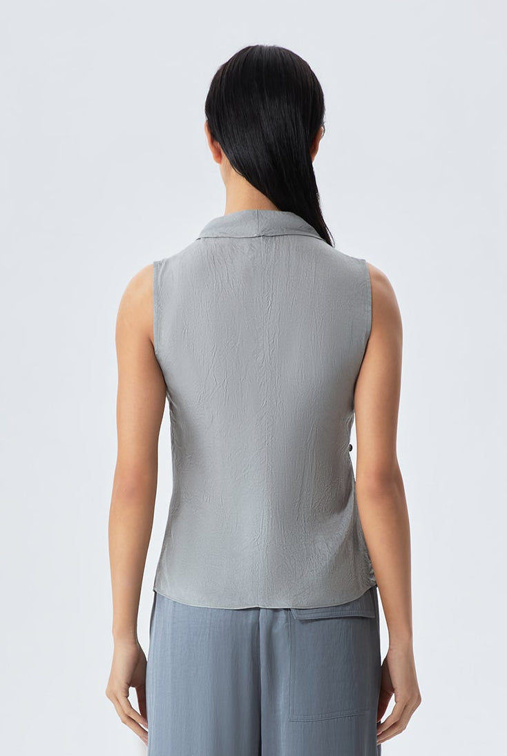 Grace Draped Wrapped Front Poetry Blouse