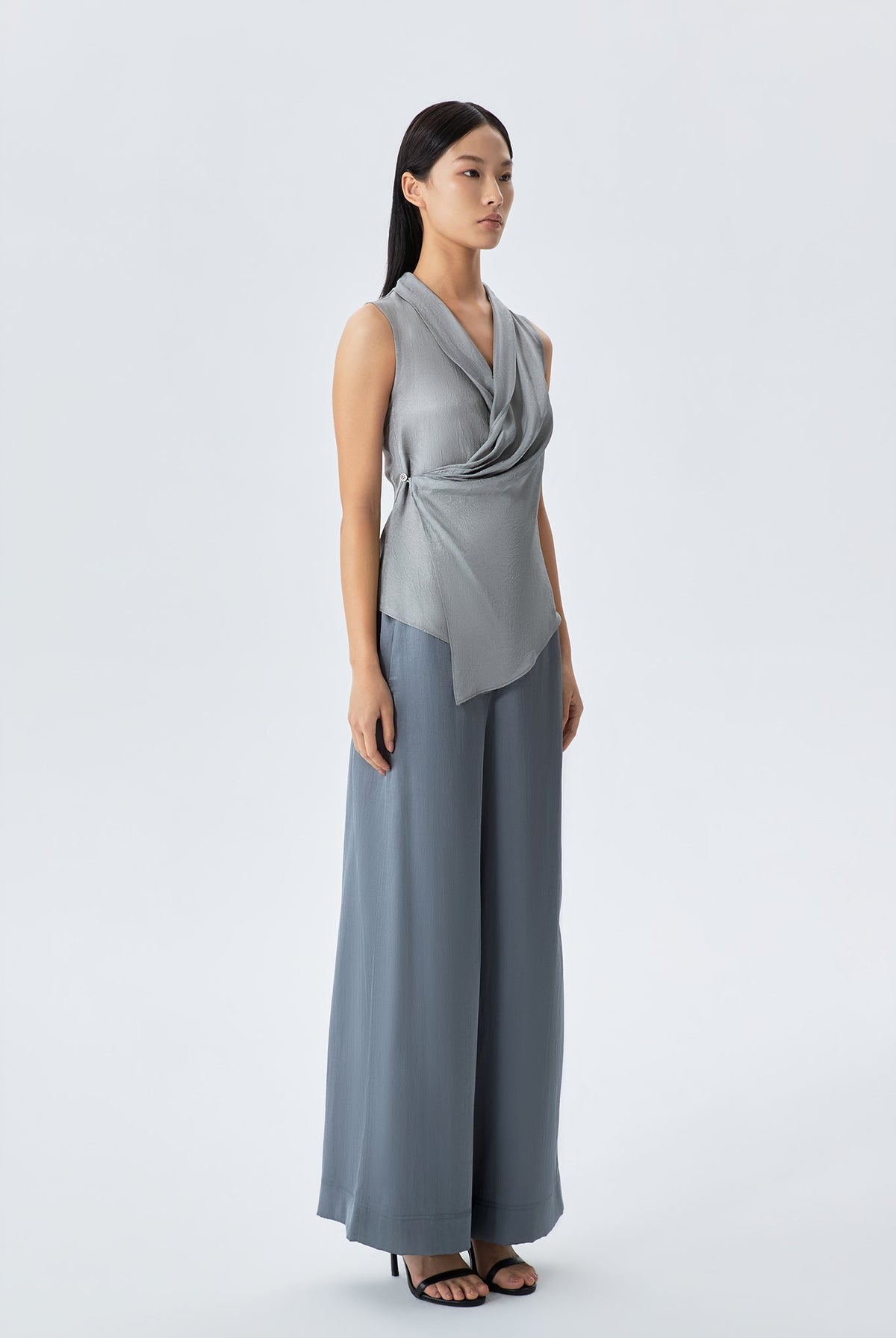 Grace Draped Wrapped Front Poetry Blouse