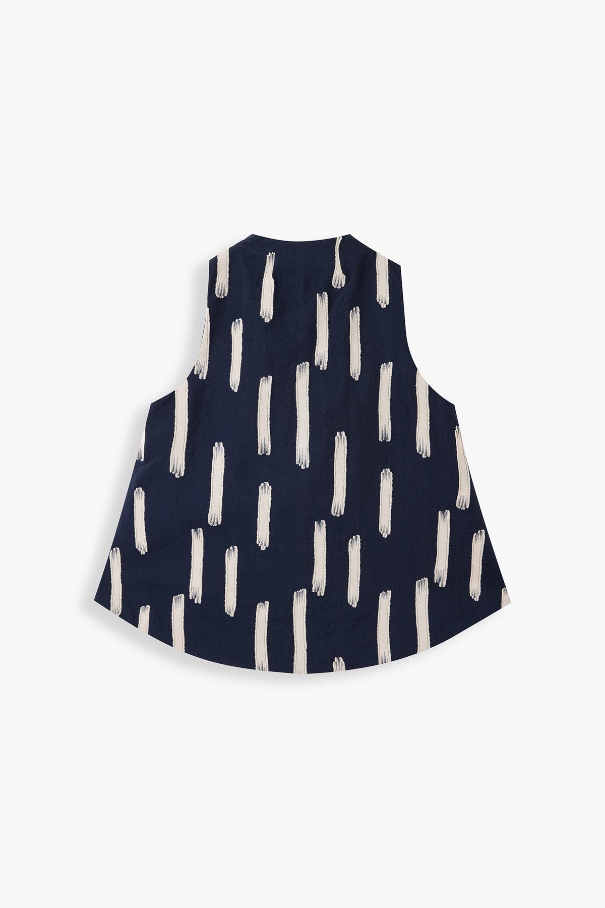 Thea Brush-stroke Lined Shell Top