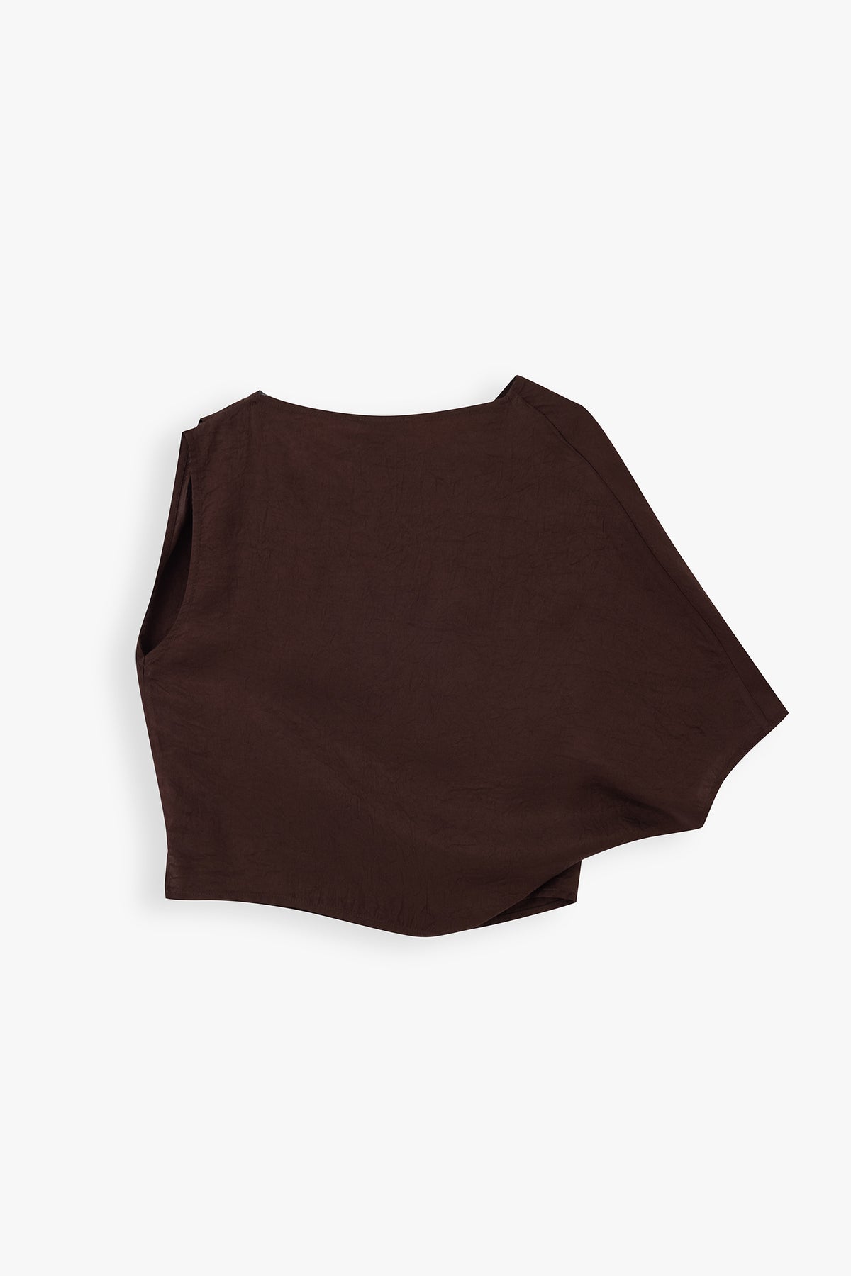 Eleanor Draped Shoulder Boxy Blouse