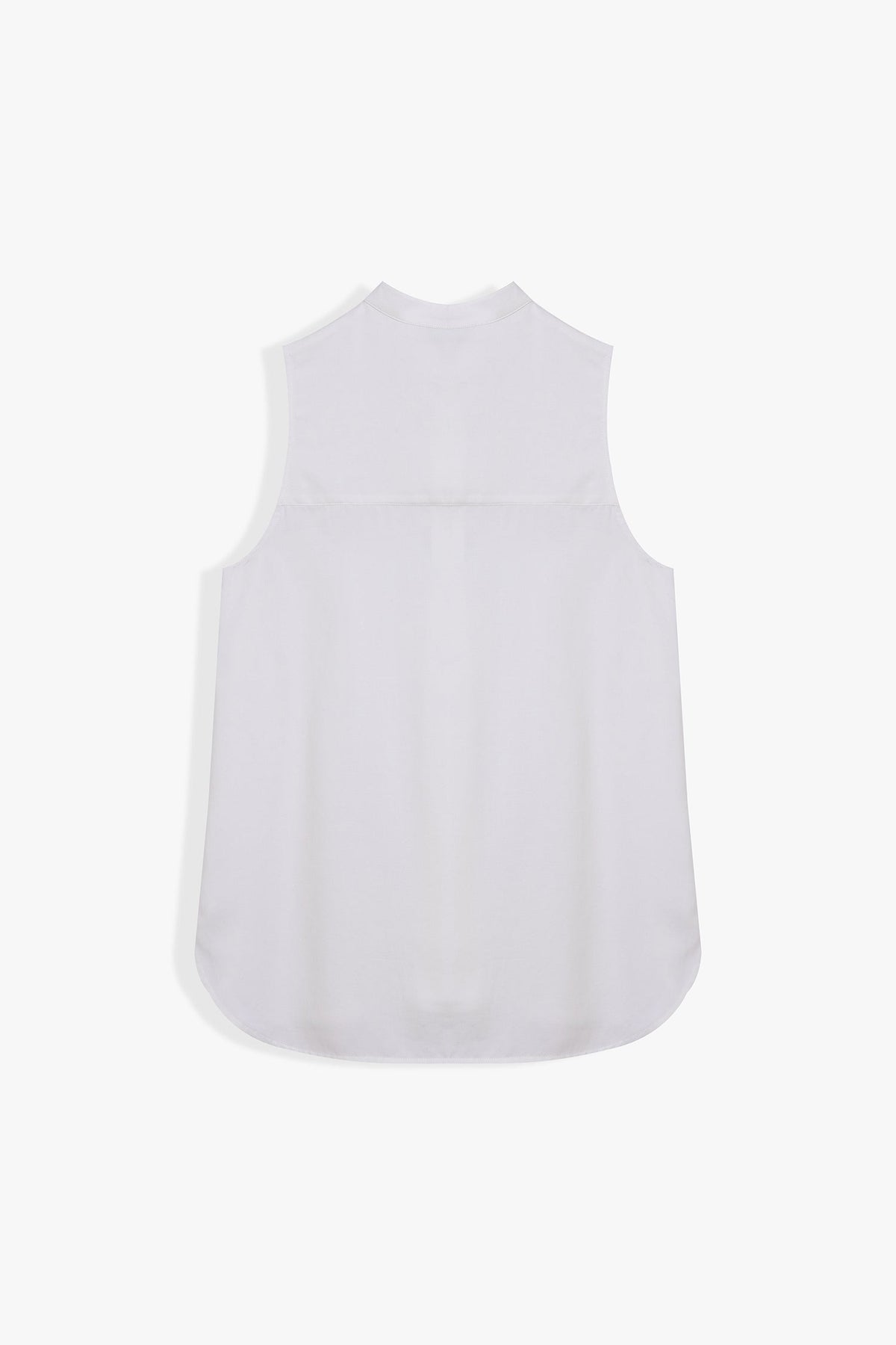 Elias Mandarin Collar Sleeveless Top