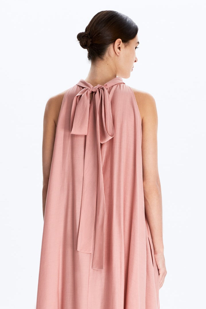 Back Neck Tie-Strap Dress