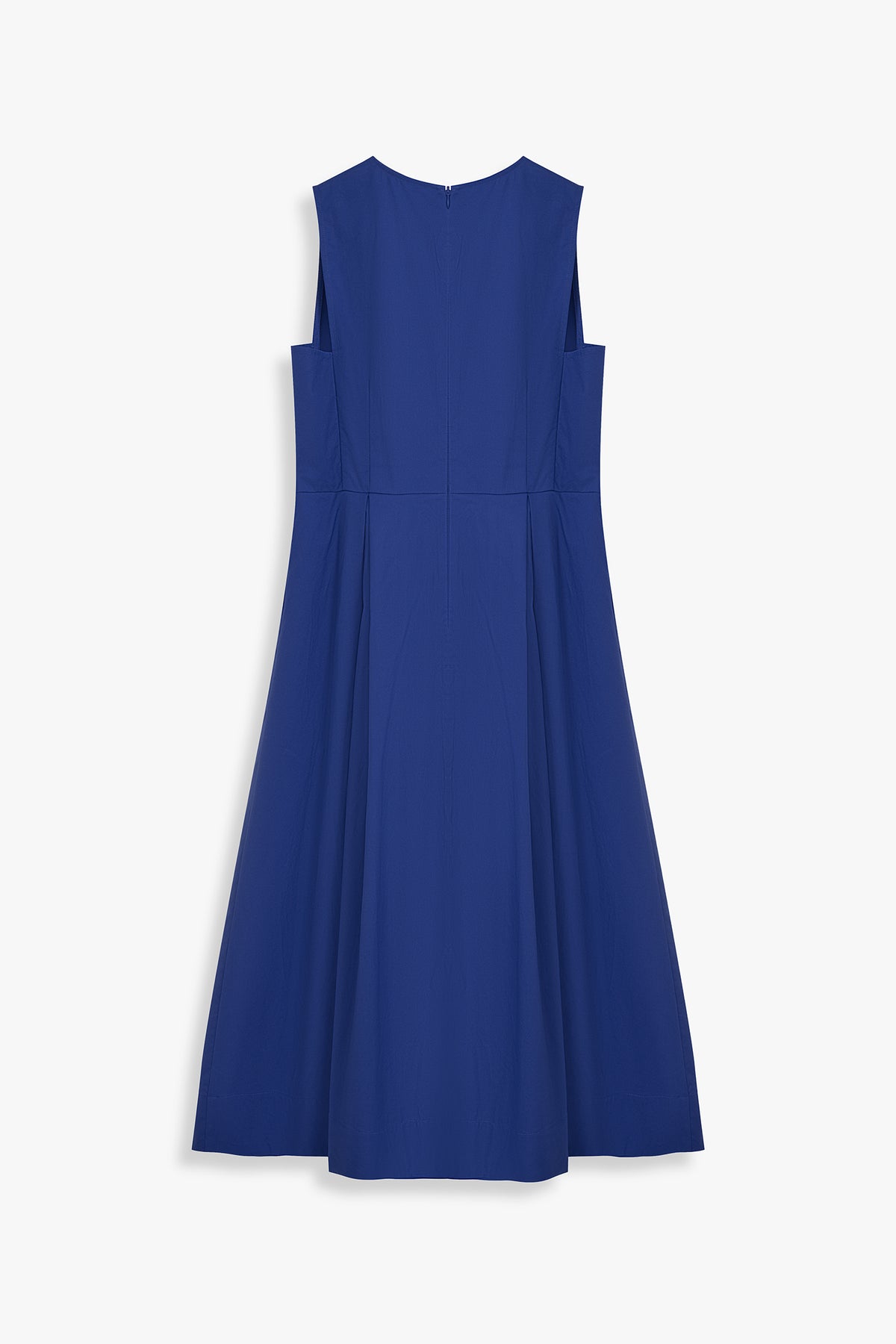 Pleated Front Fit & Flare Dress