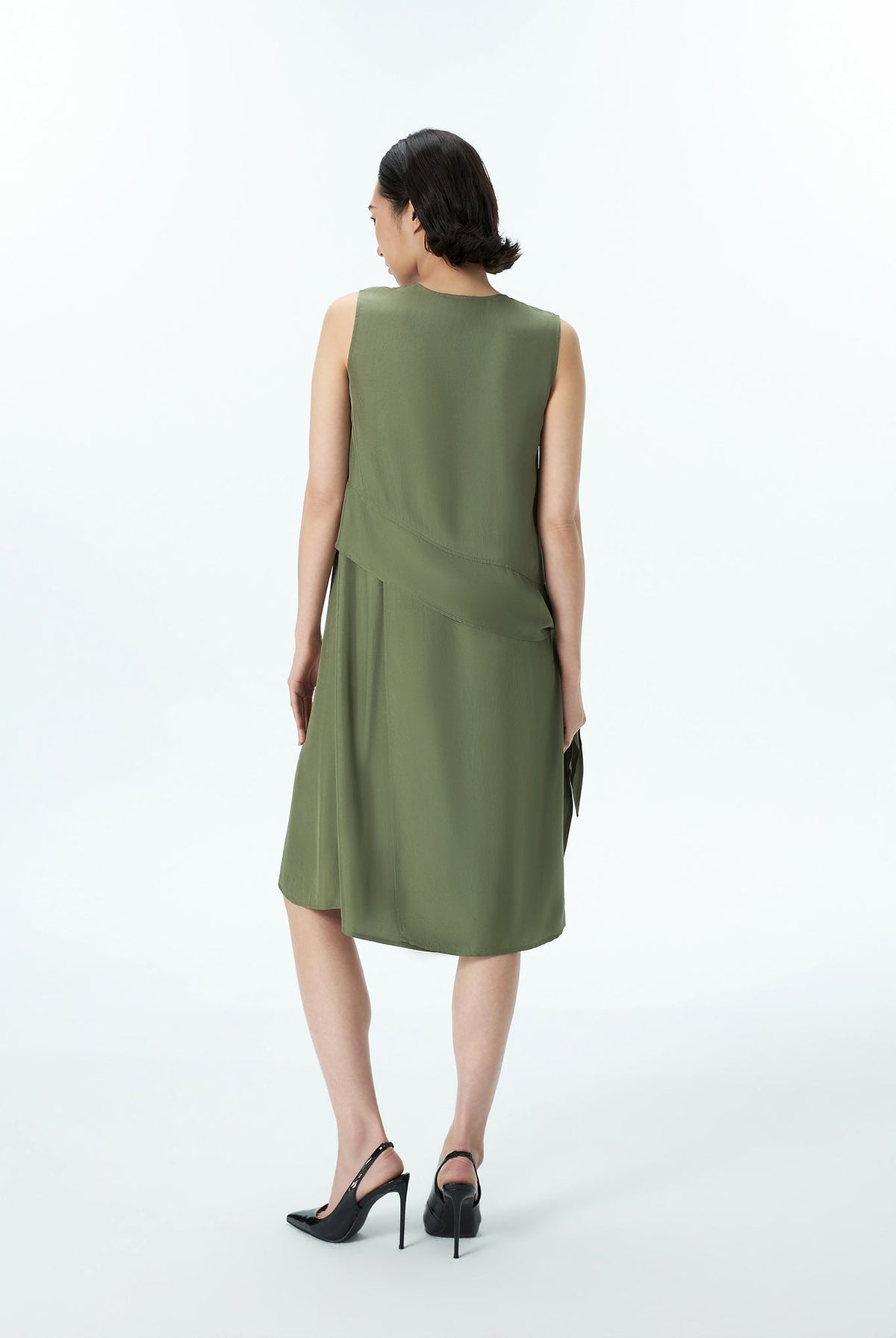 V Neck Shift Dress