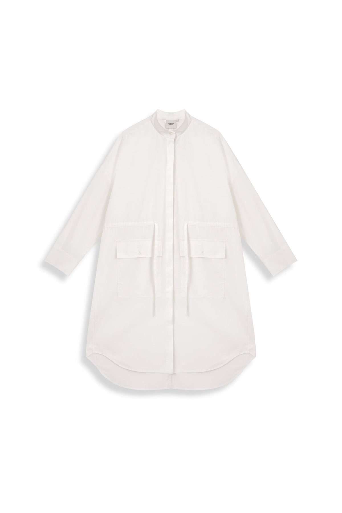 Drawstring Shirt Dress