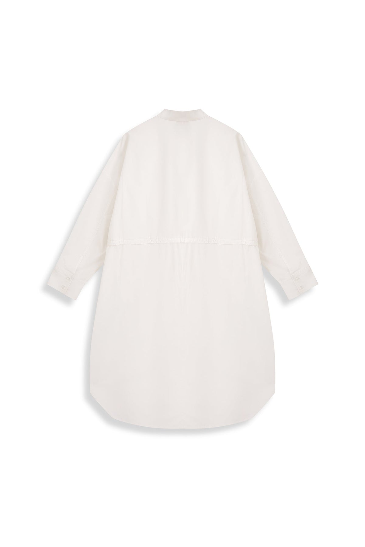Drawstring Shirt Dress