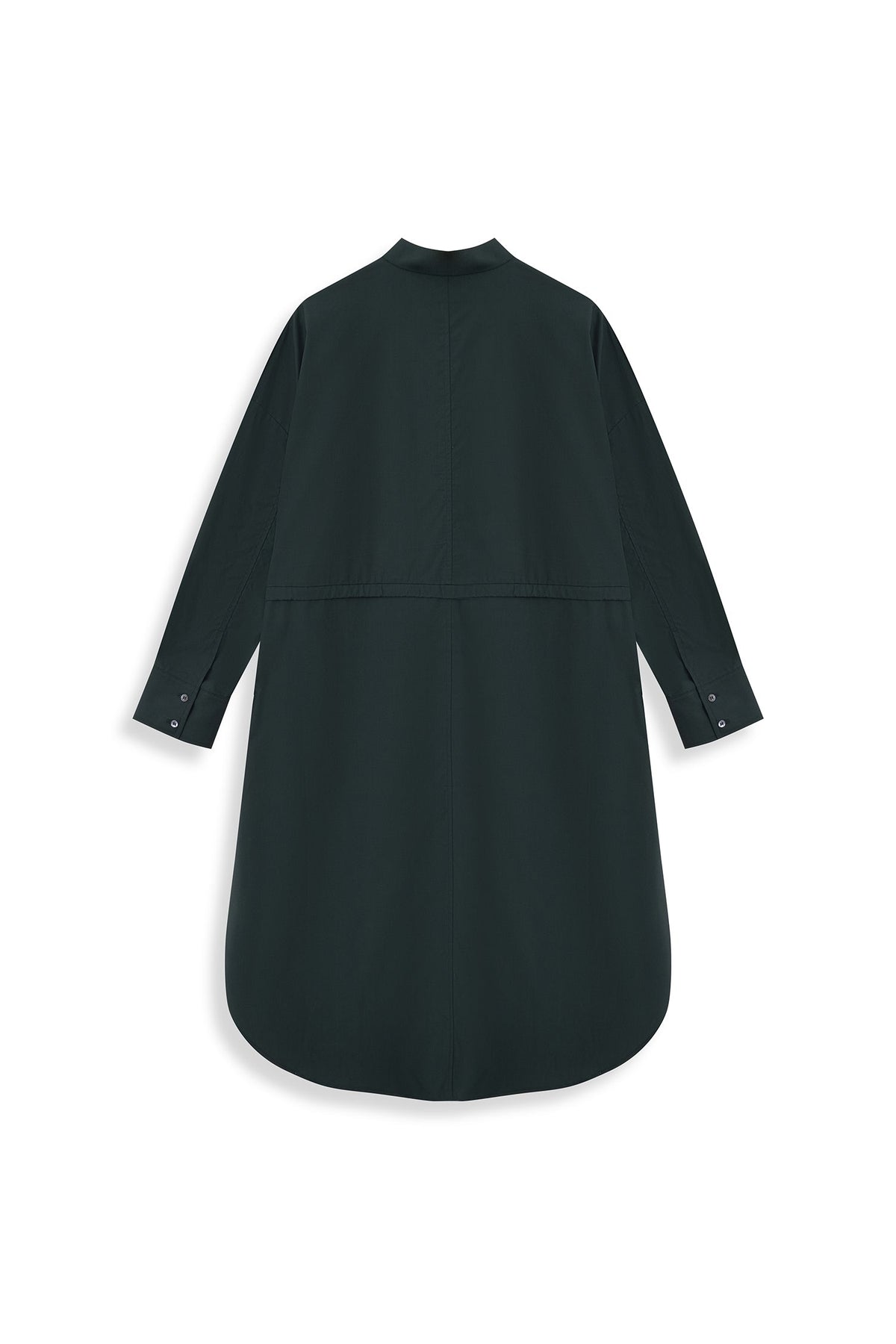 Drawstring Shirt Dress