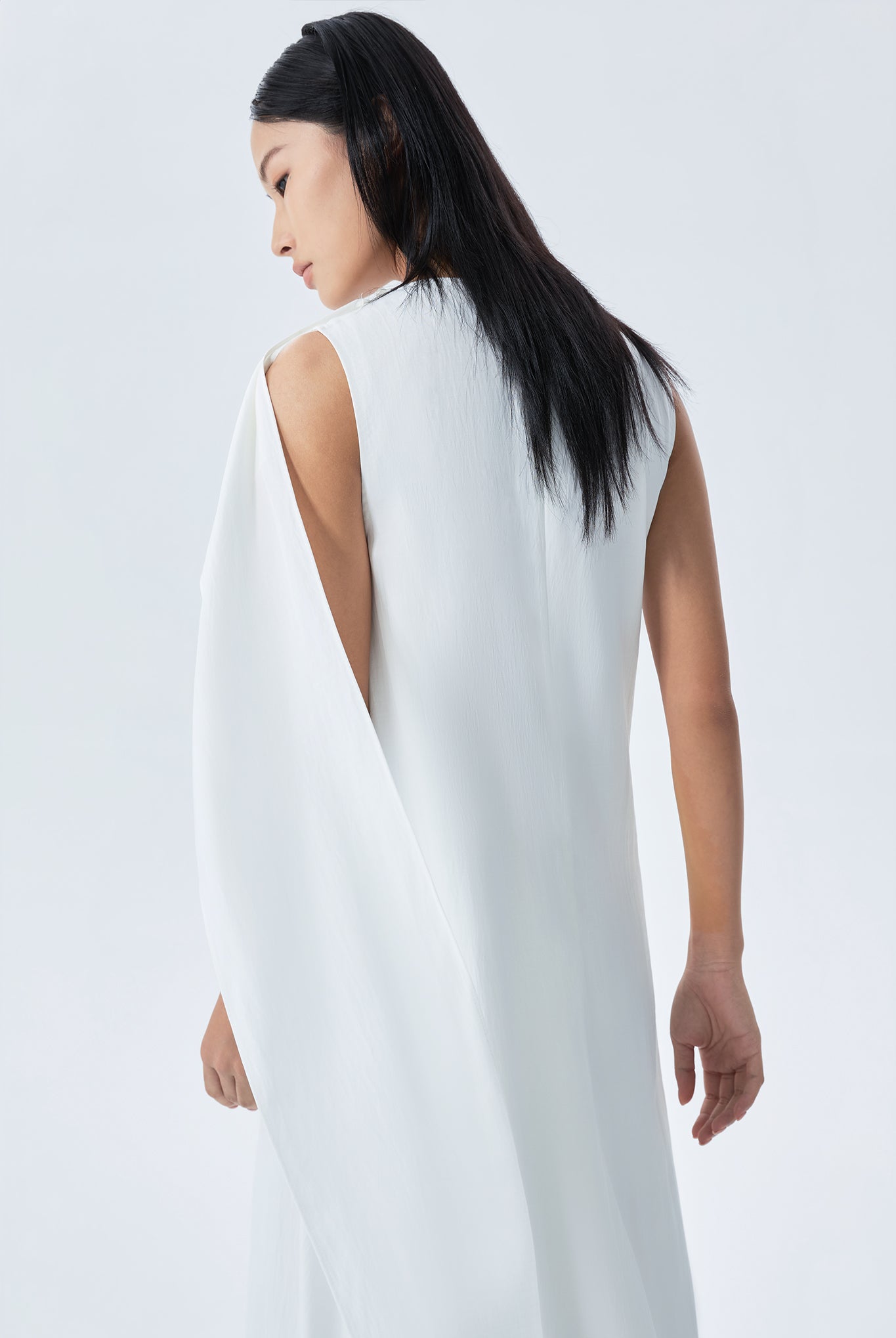 Mira Draped Shift Dress