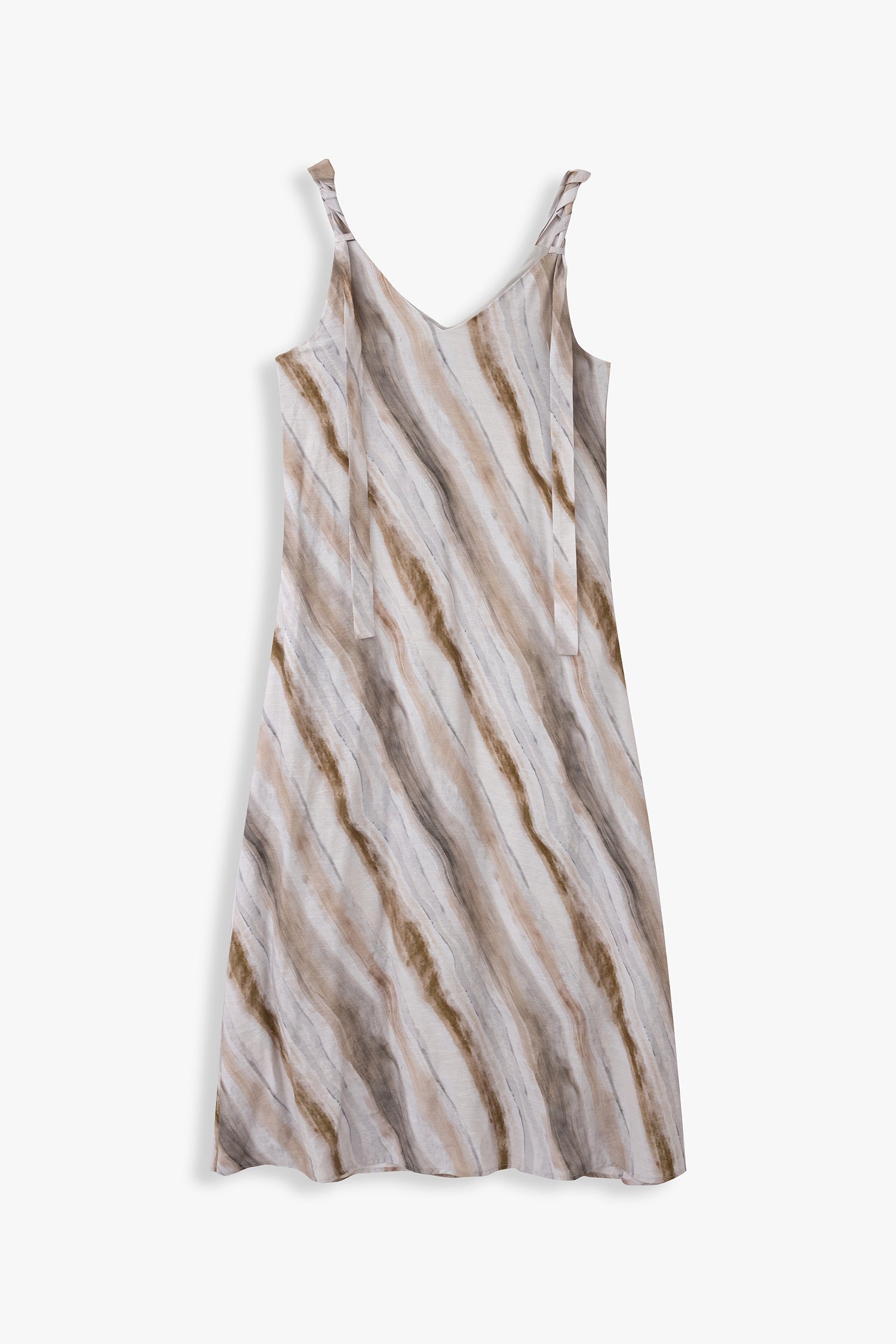 Belle Printed Strappy Maxi Dress