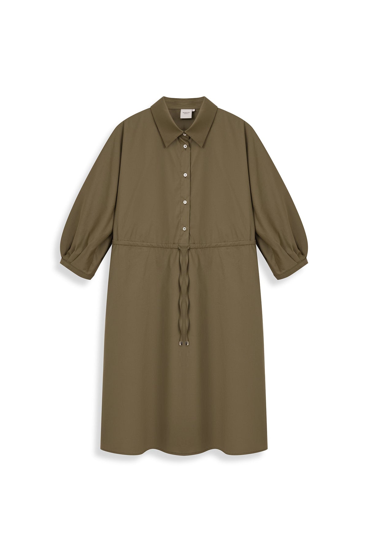 Puff Sleeve Shirt Dress