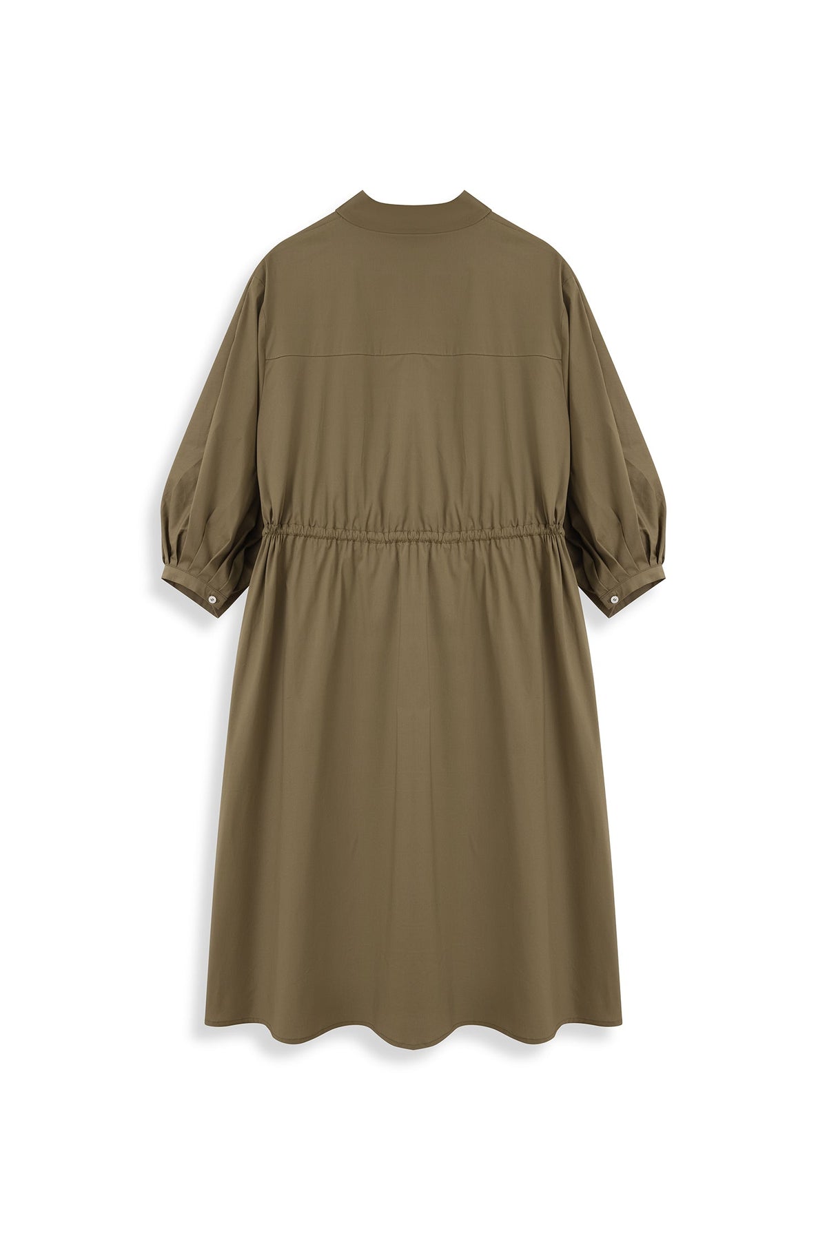 Puff Sleeve Shirt Dress