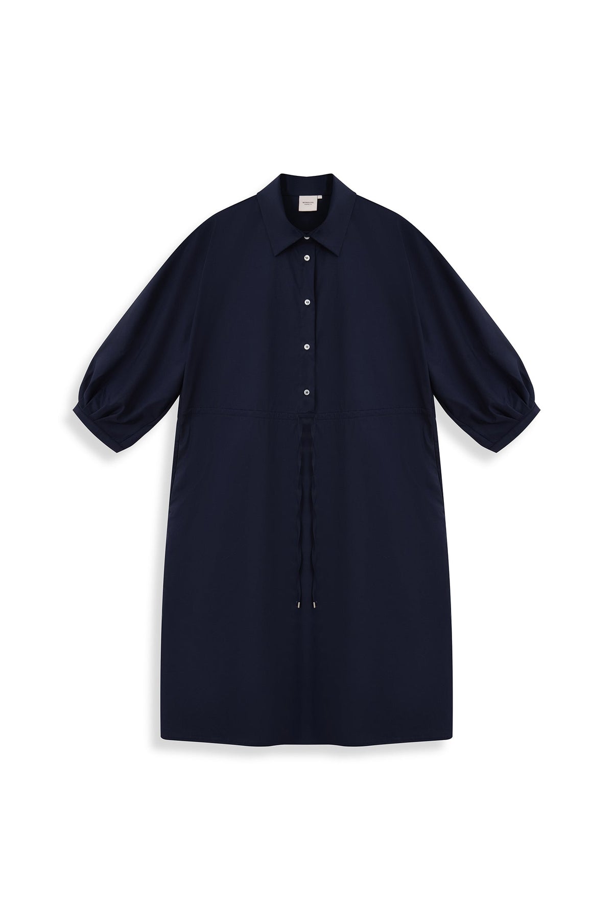 Puff Sleeve Shirt Dress