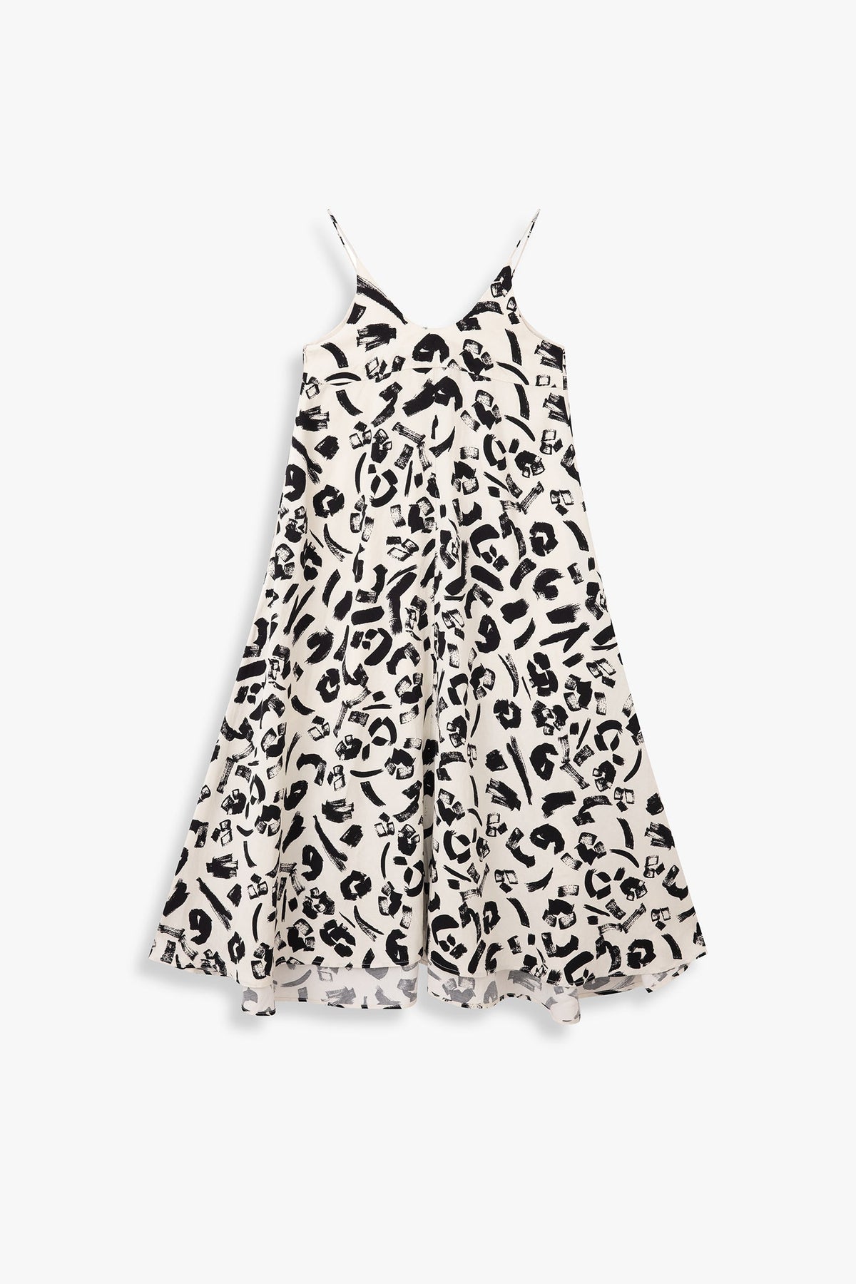 Printed Flare Tent Dresss