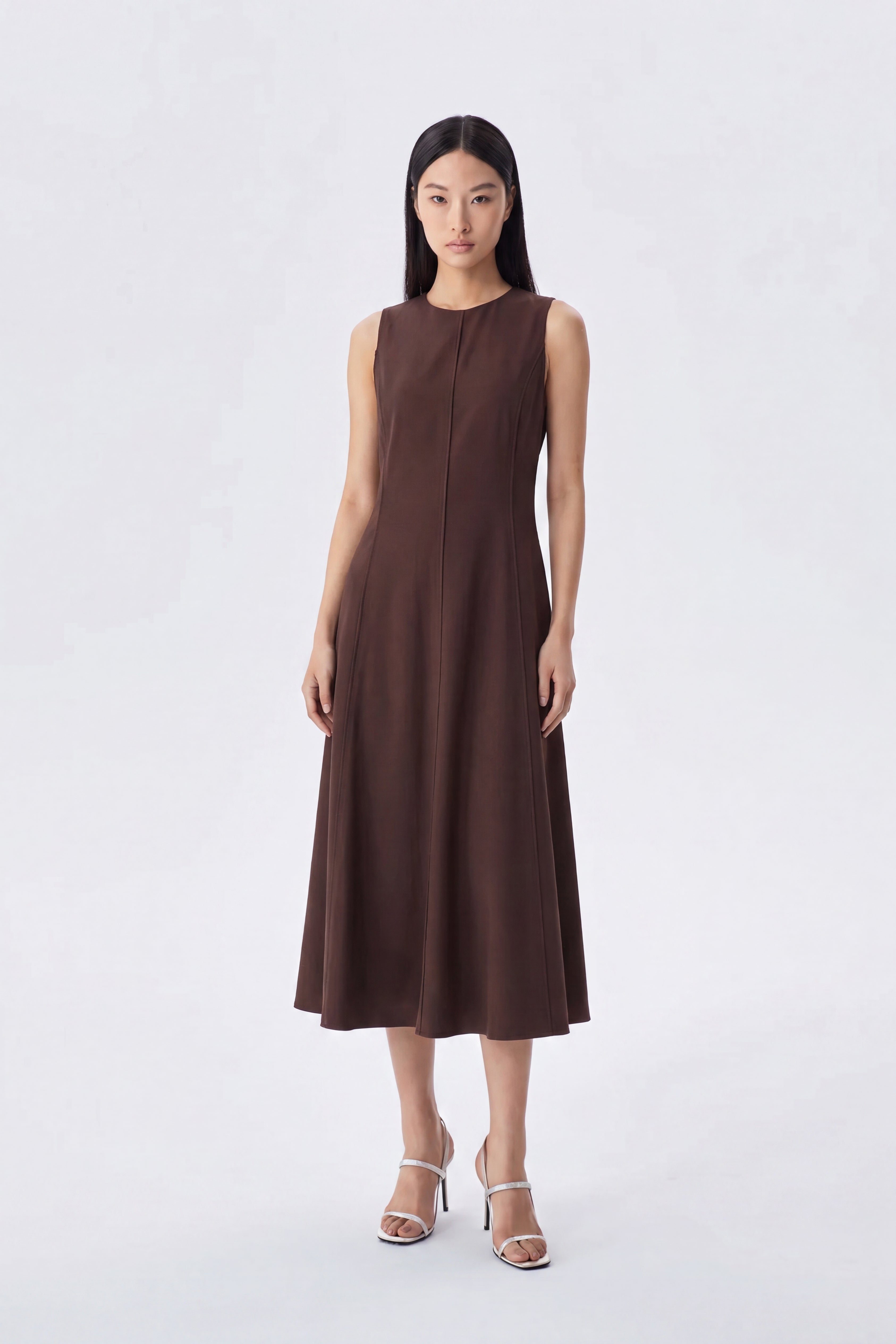 Aria Round Neck Shift Dress