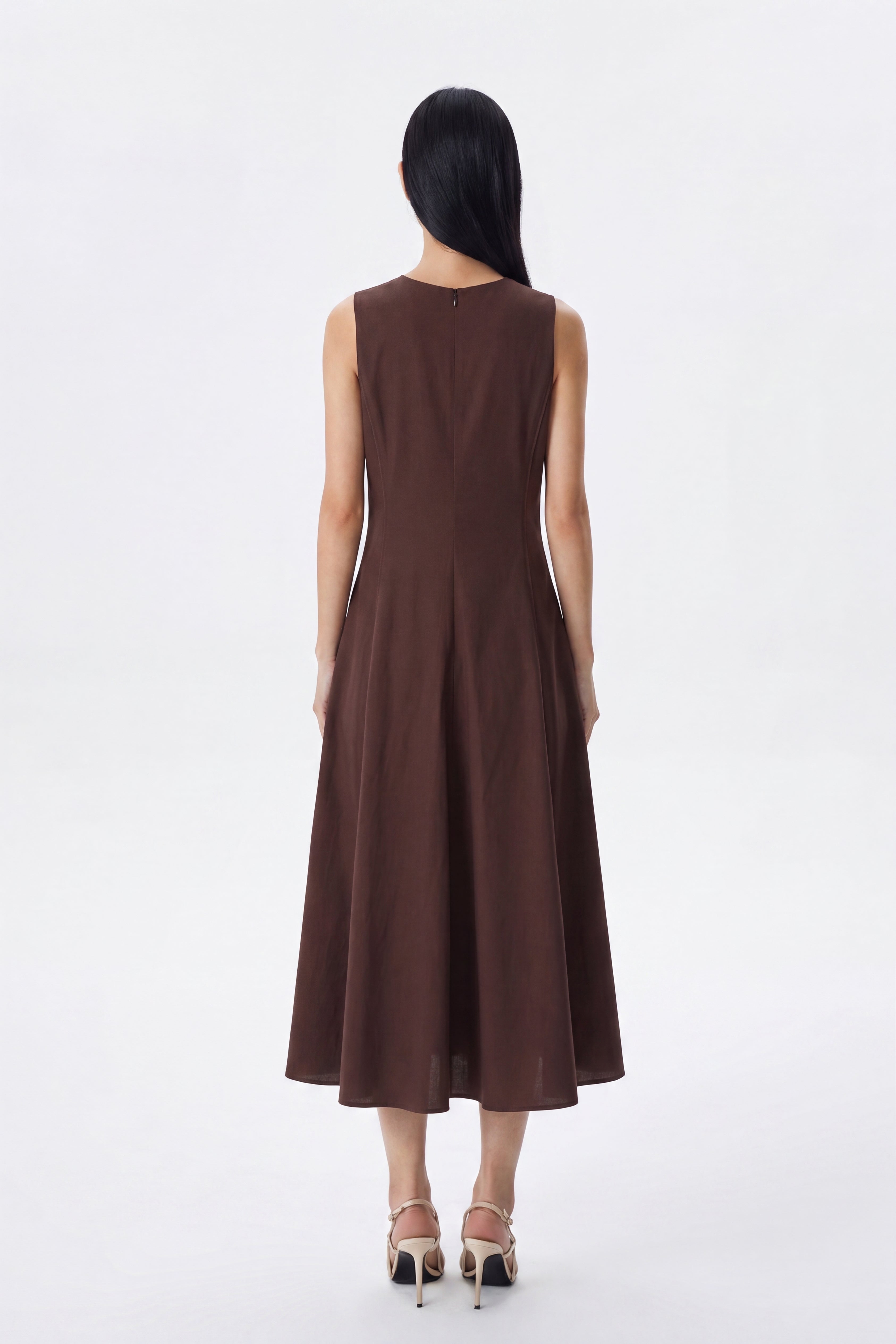 Aria Round Neck Shift Dress