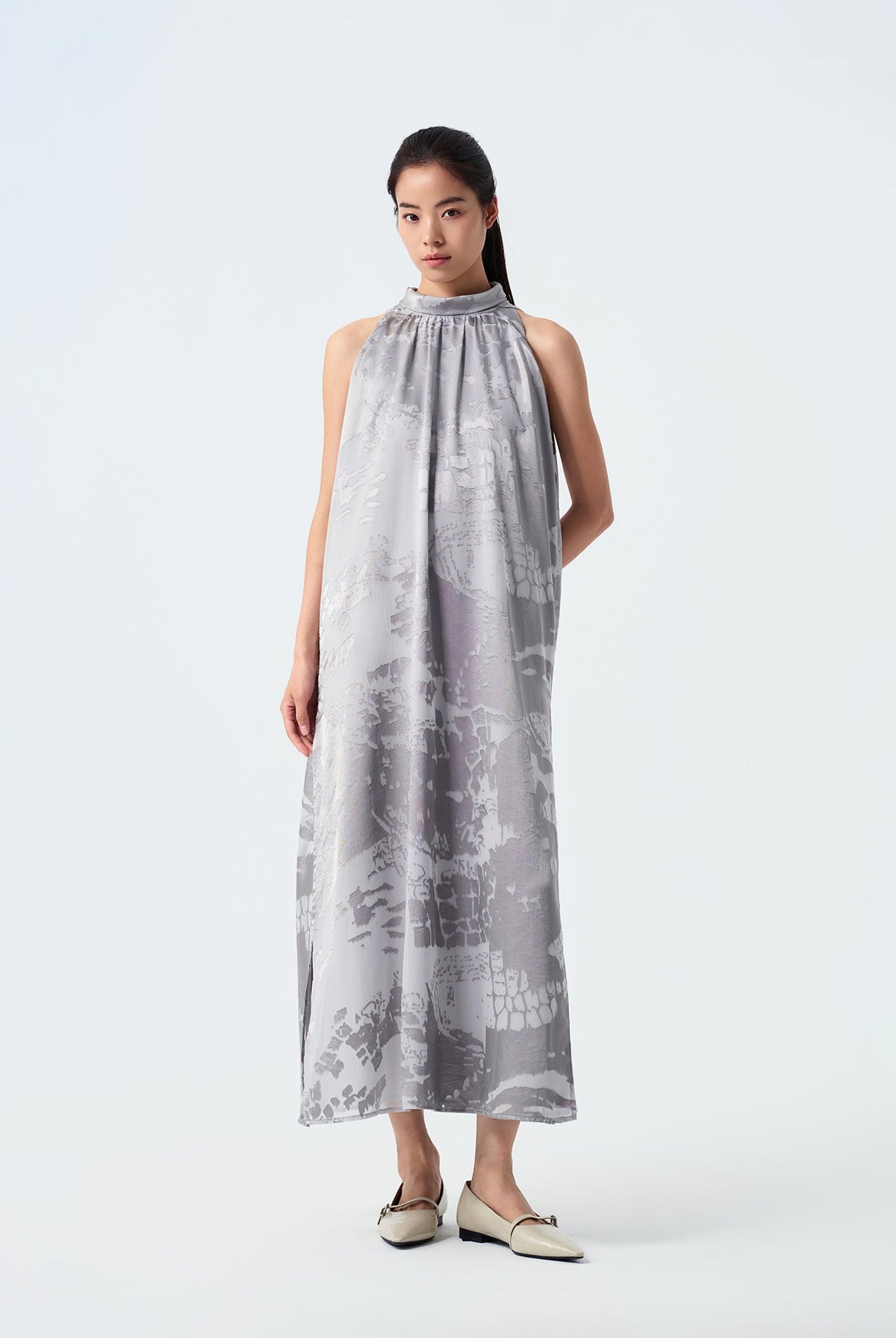 Morna Burnout Textured Dress