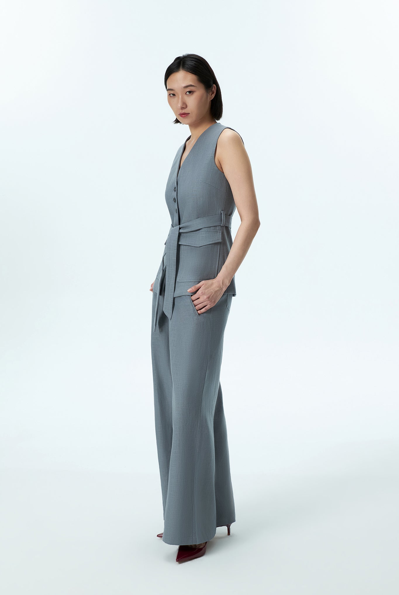 Structured Pocket Vest