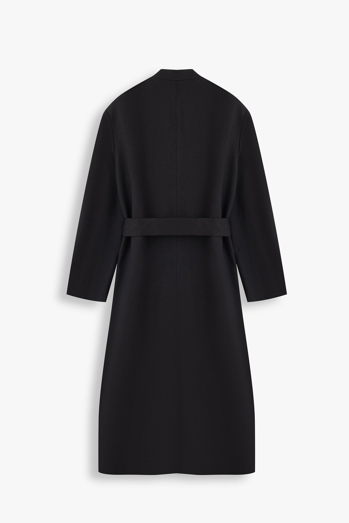 Zoe Round Neck Lyocell Overcoat