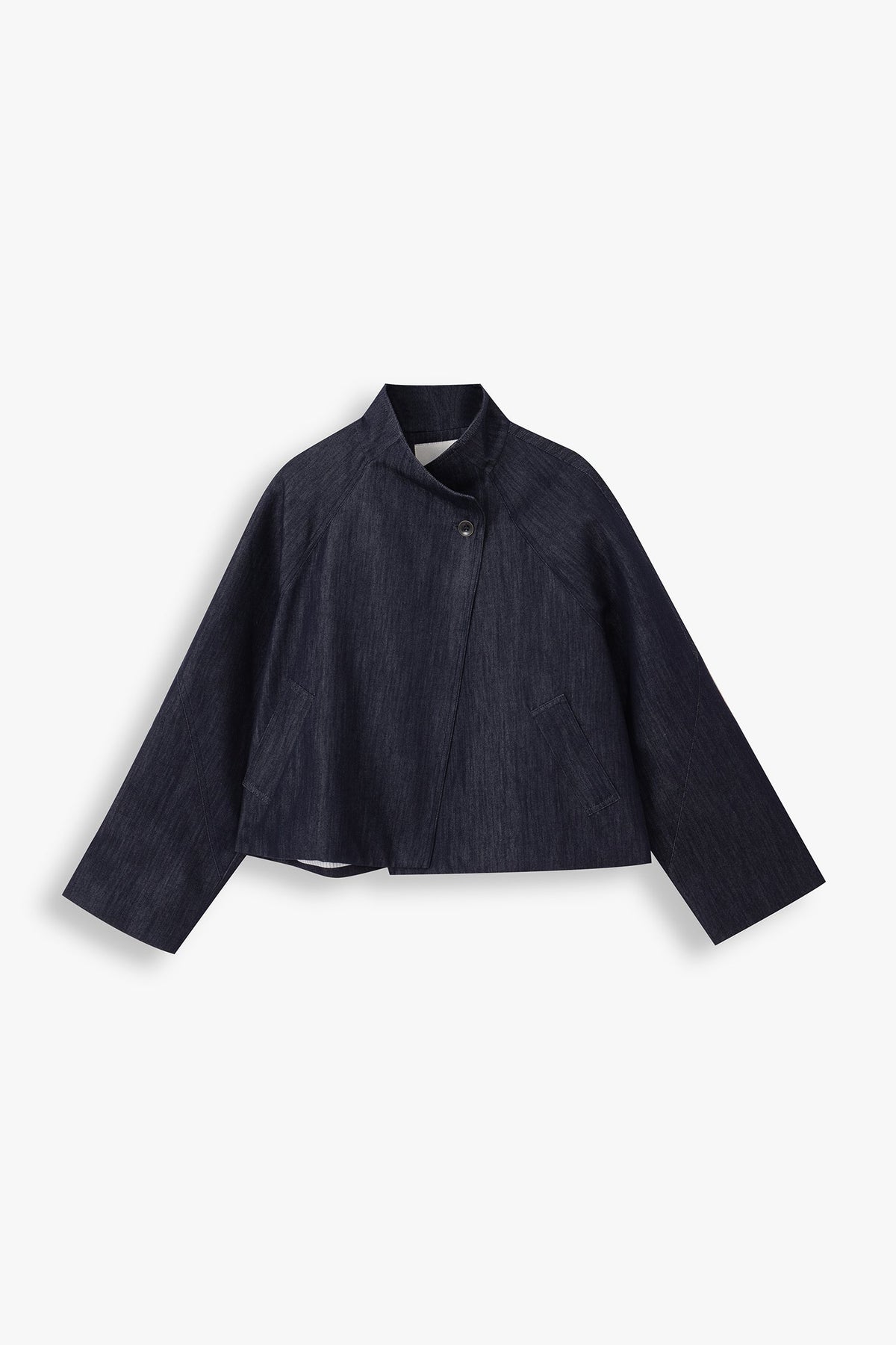 Alina Audrey High Neck Denim Jacket