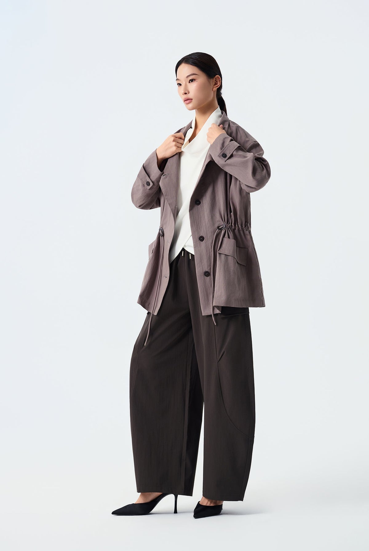 Mary Elasticated Waist Jacket