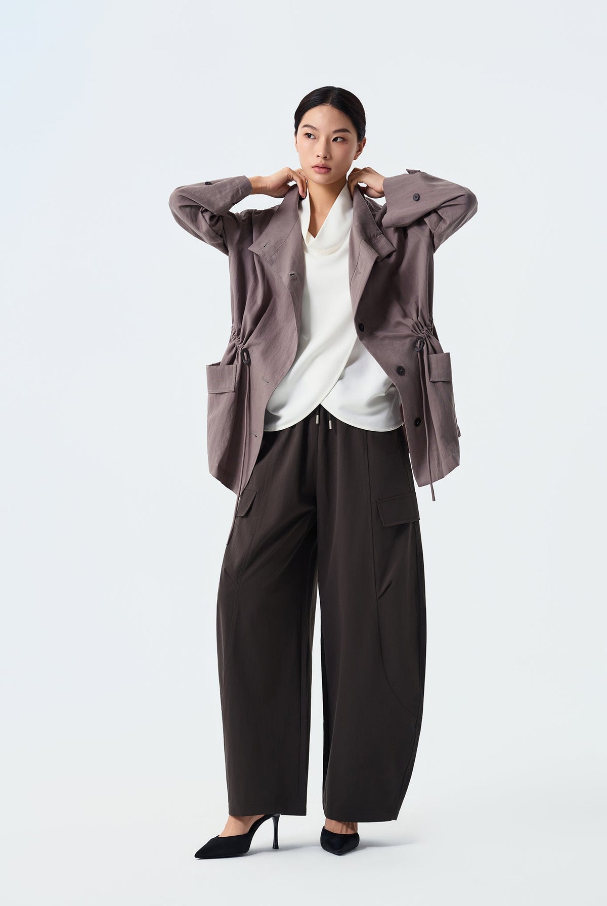 Mary Elasticated Waist Jacket