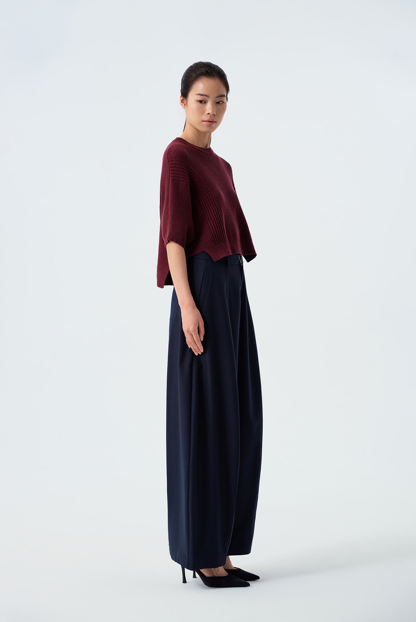 Siena Batwing cotton Ribbed sweater