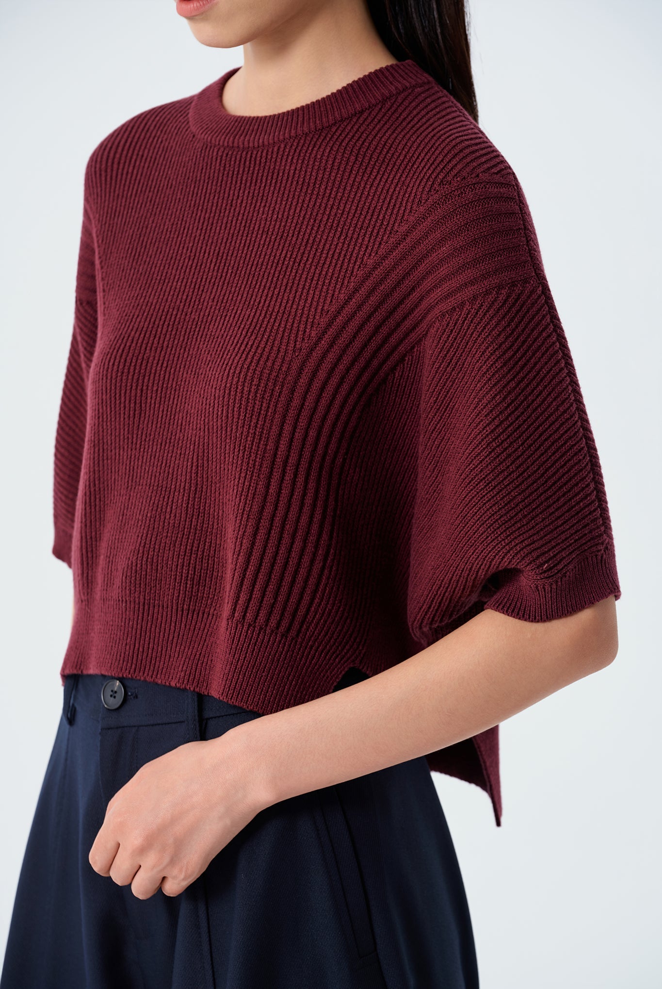 Siena Batwing cotton Ribbed sweater