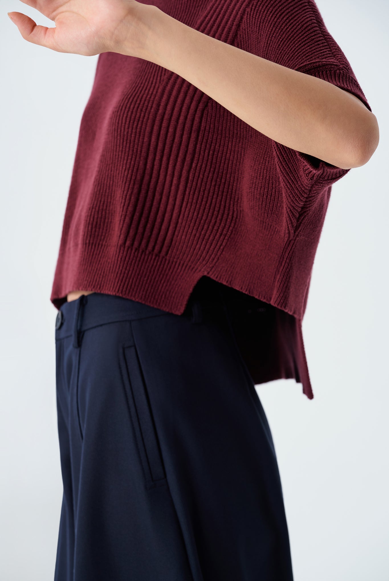 Siena Batwing cotton Ribbed sweater