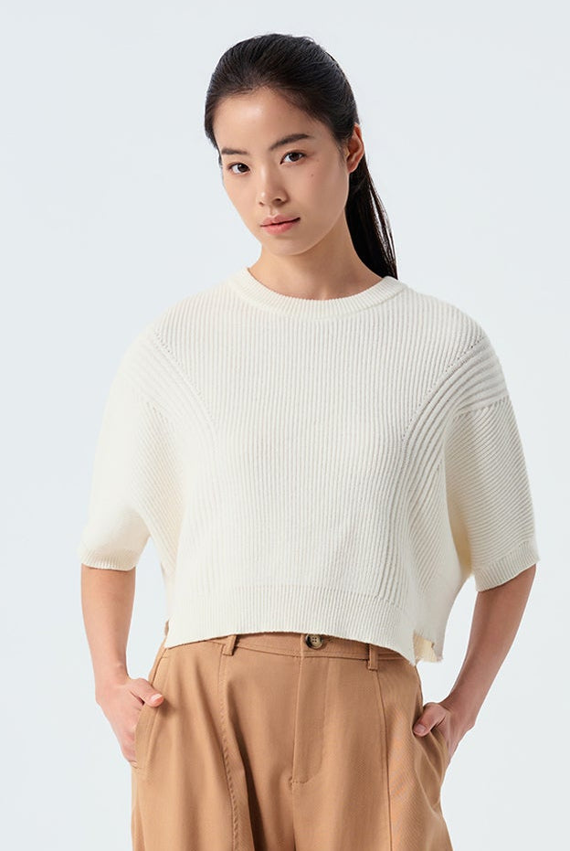 Siena Batwing cotton Ribbed sweater