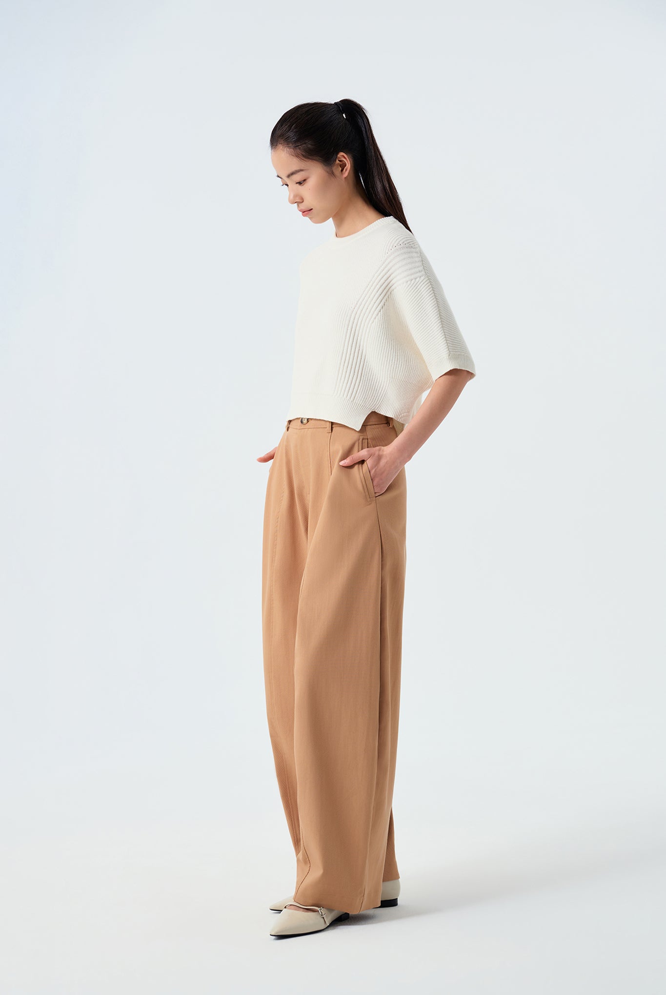 Siena Batwing cotton Ribbed sweater