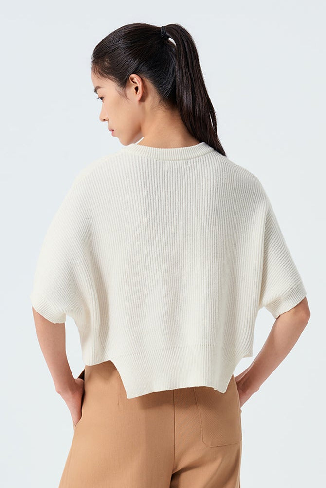 Siena Batwing cotton Ribbed sweater