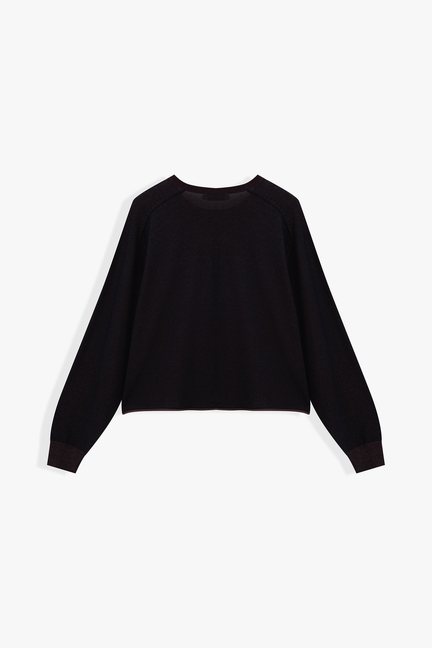 Amari Ribbed Raglan Crew Sweater