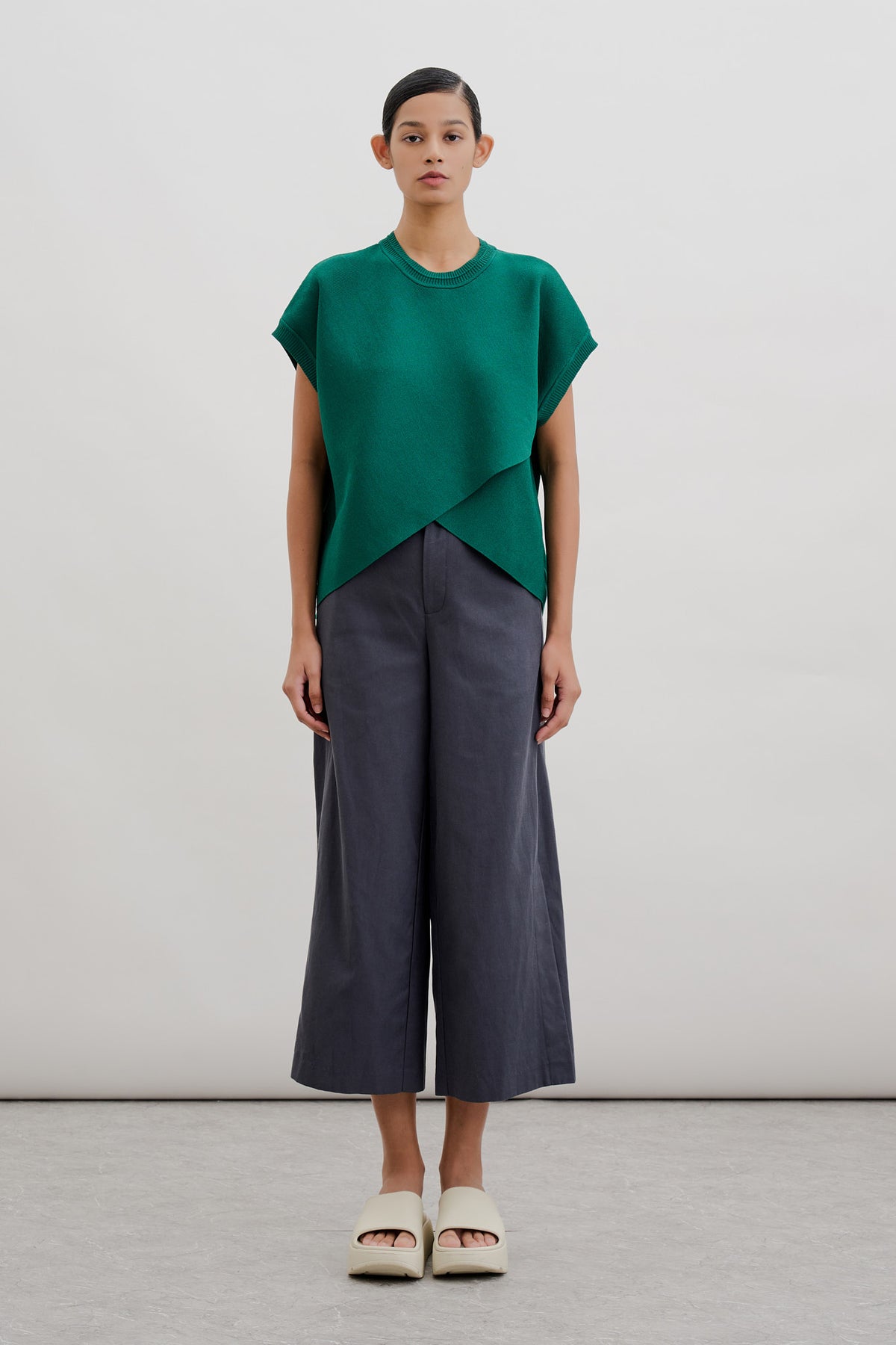 Overlap Knit Top
