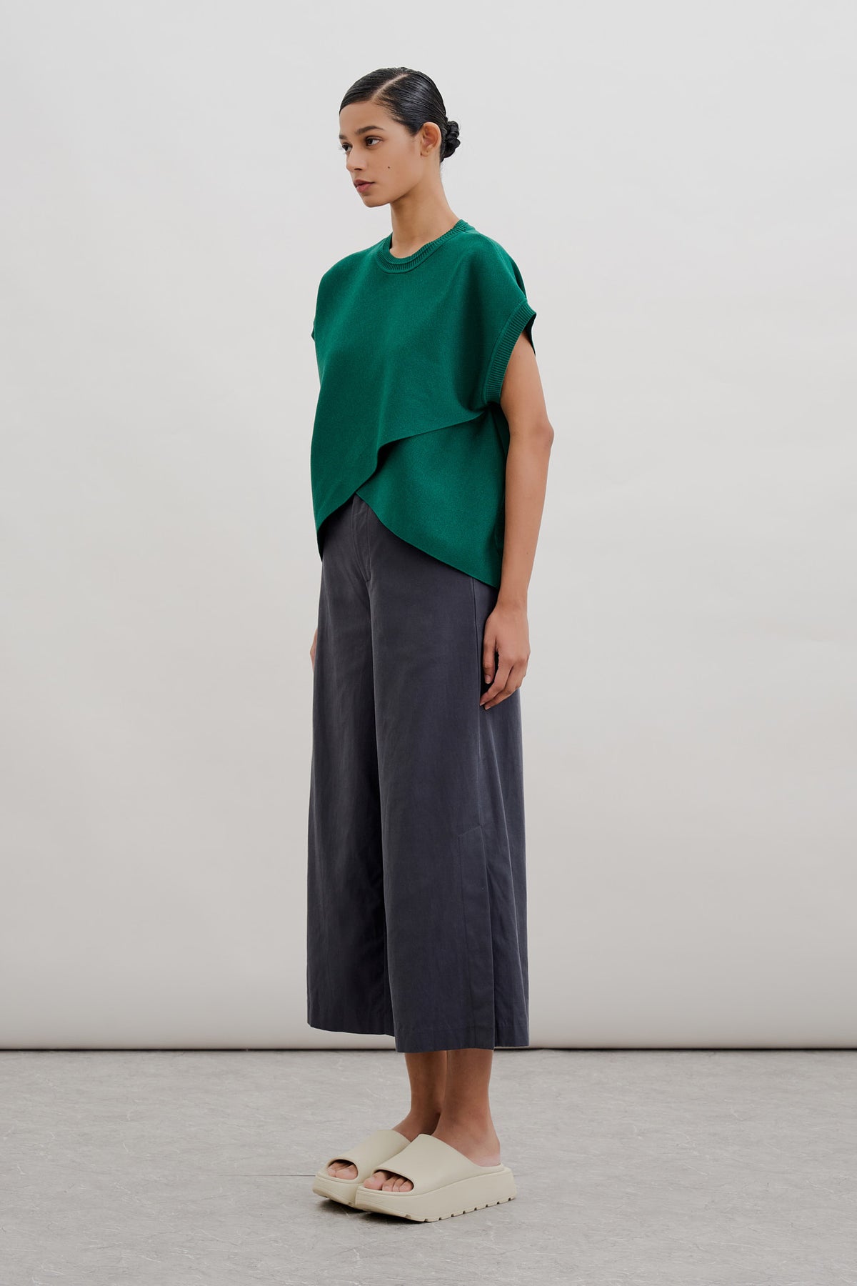 Overlap Knit Top
