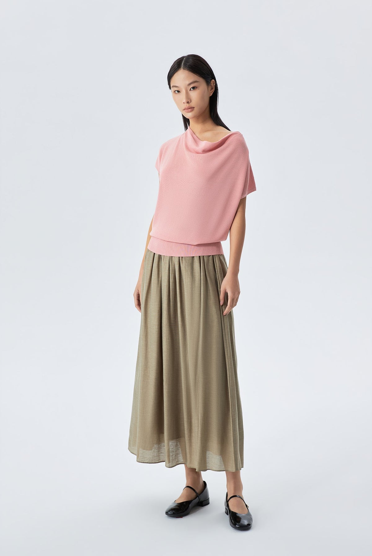 Isla Cowl Neck Knit Top