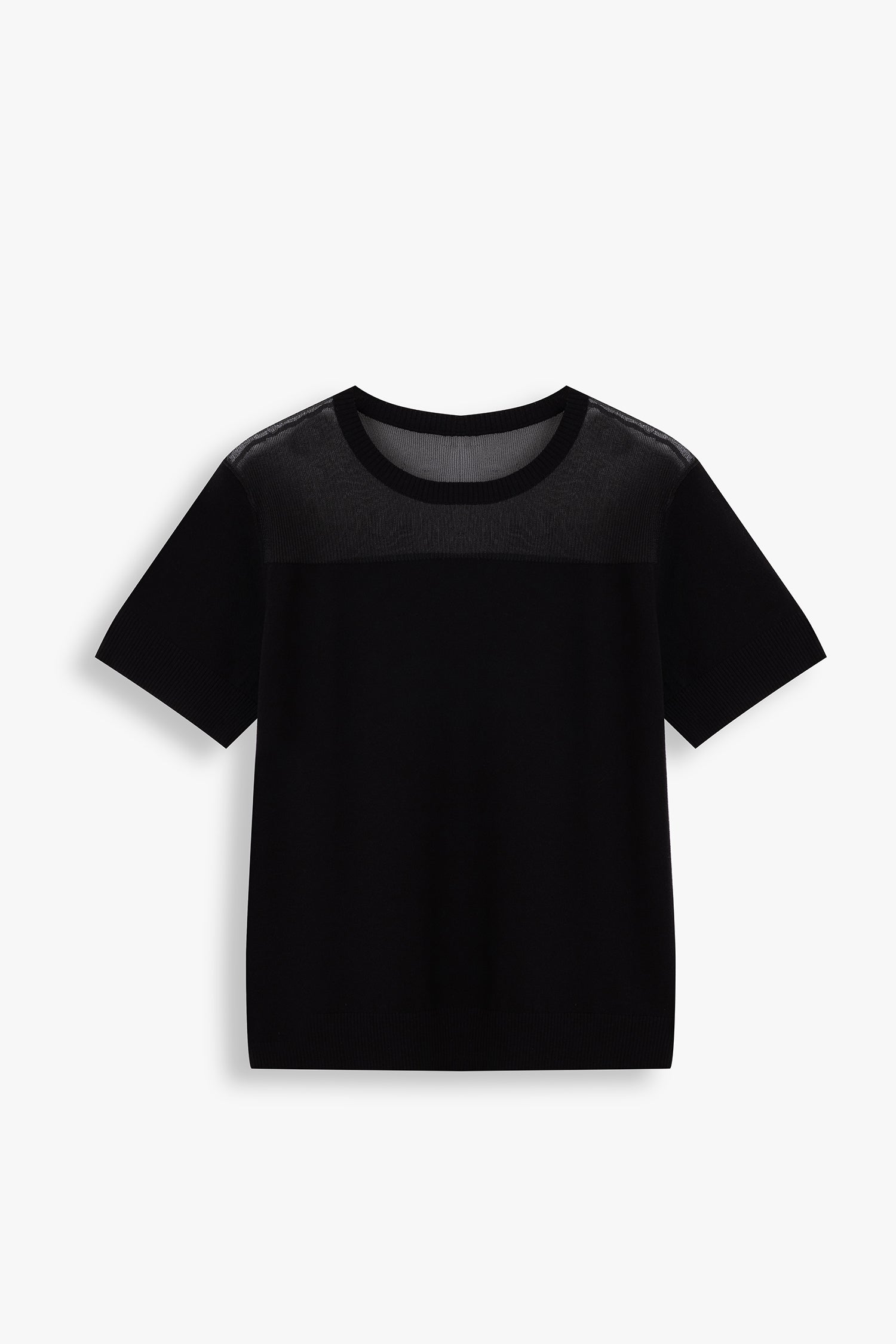 Iris Contrast Yarn Knit Top