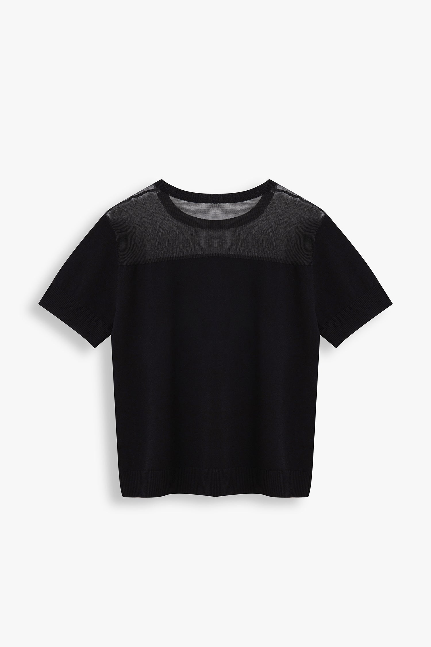 Iris Contrast Yarn Knit Top