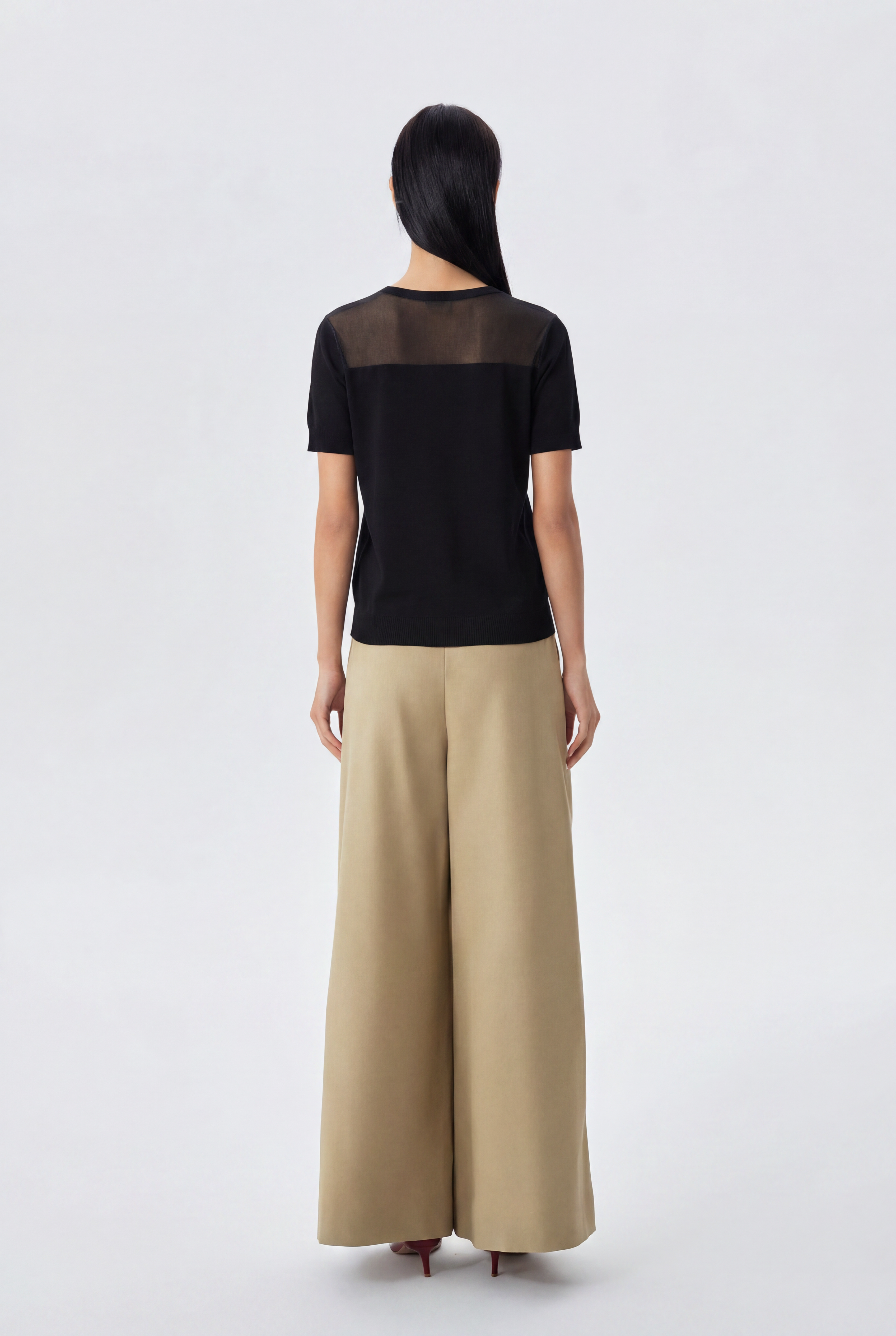 Iris Contrast Yarn Knit Top