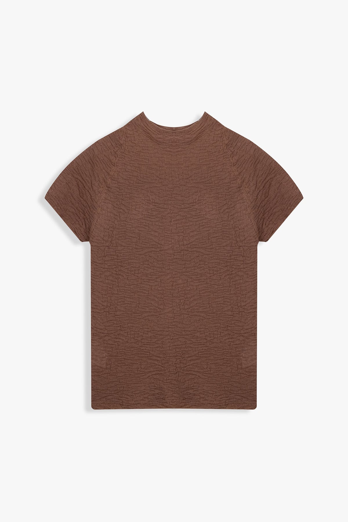 Milan Textured Mock-Neck Top
