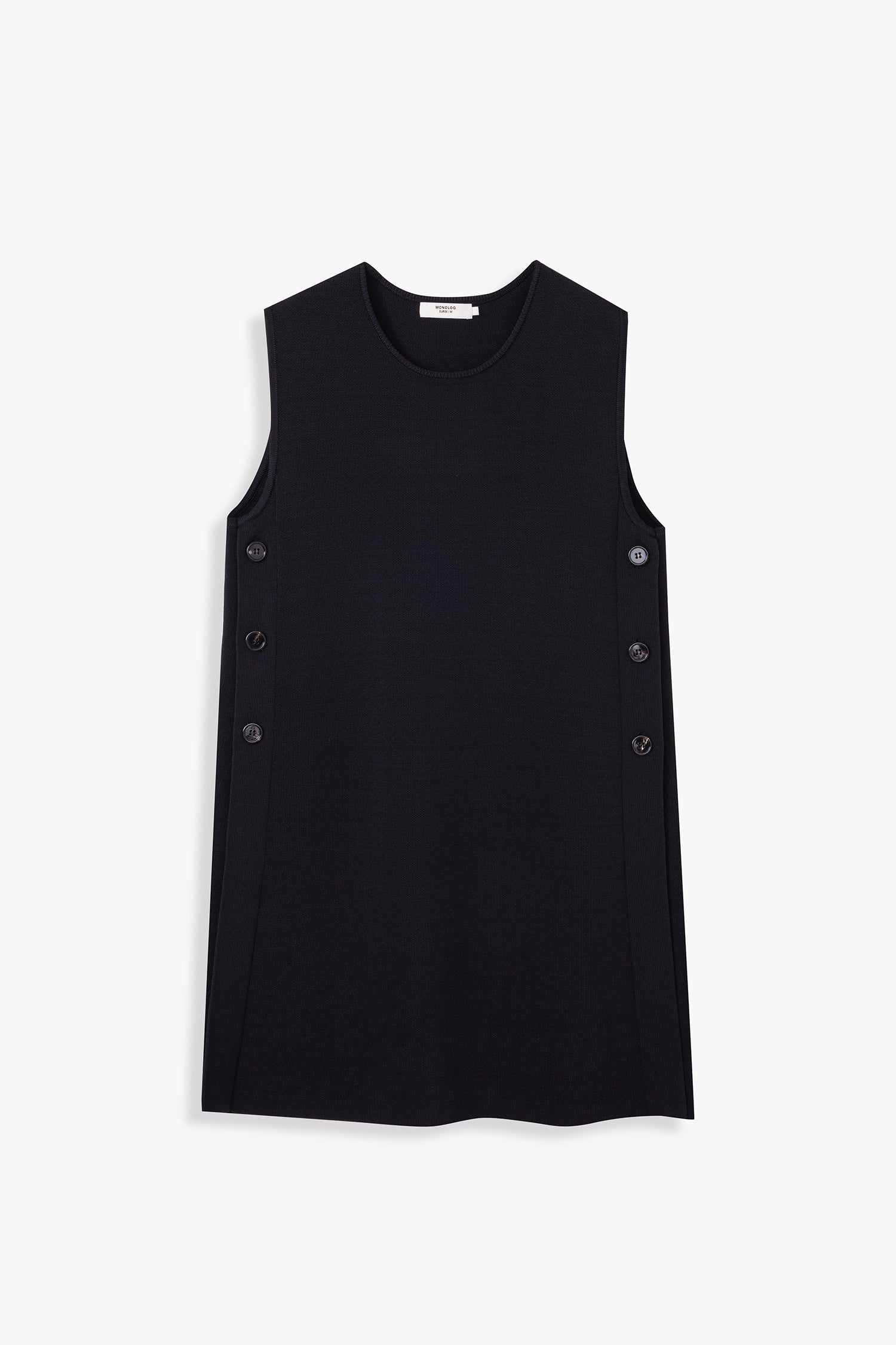 Side Button Knit Vest
