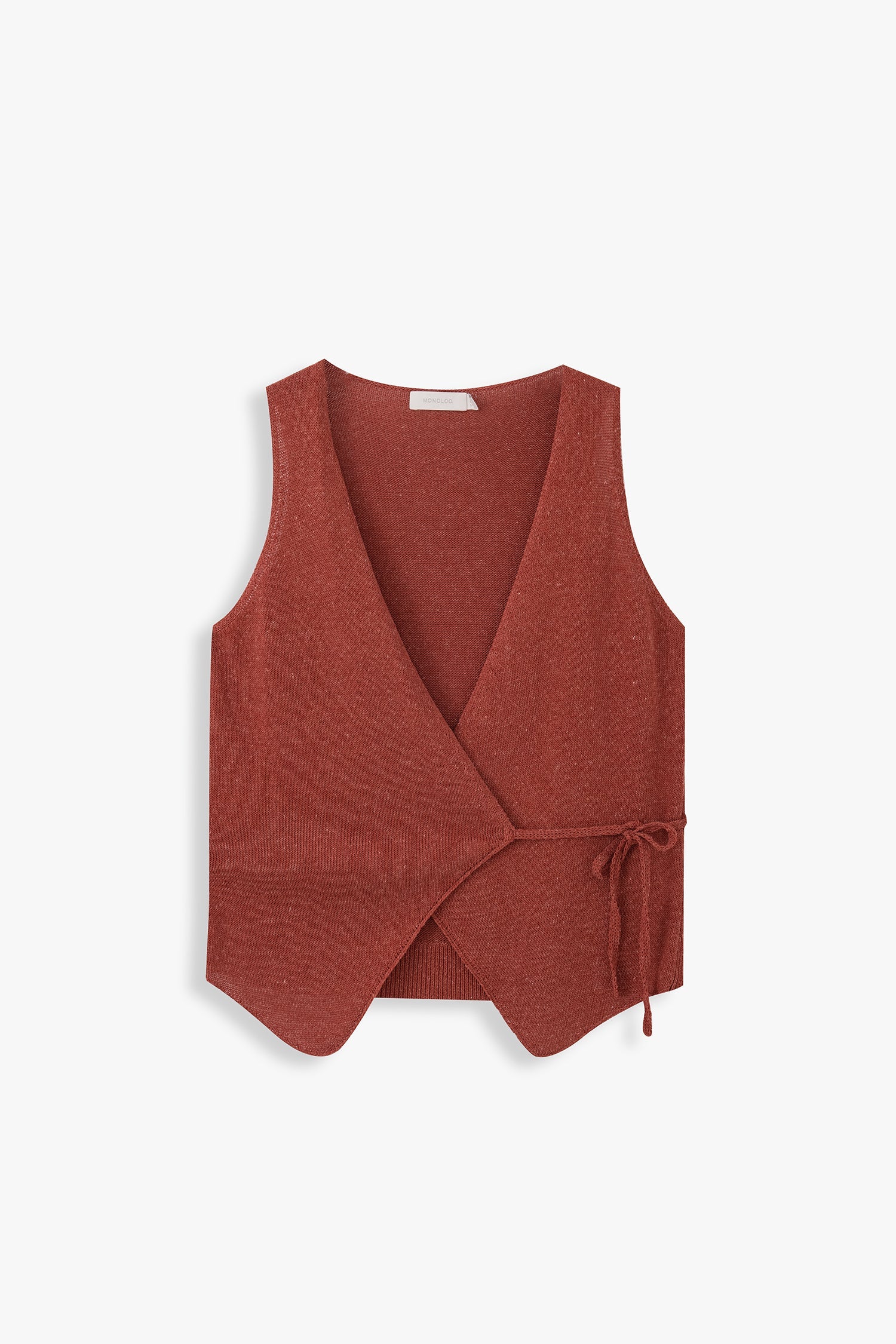 Alia Tied Front knit Vest