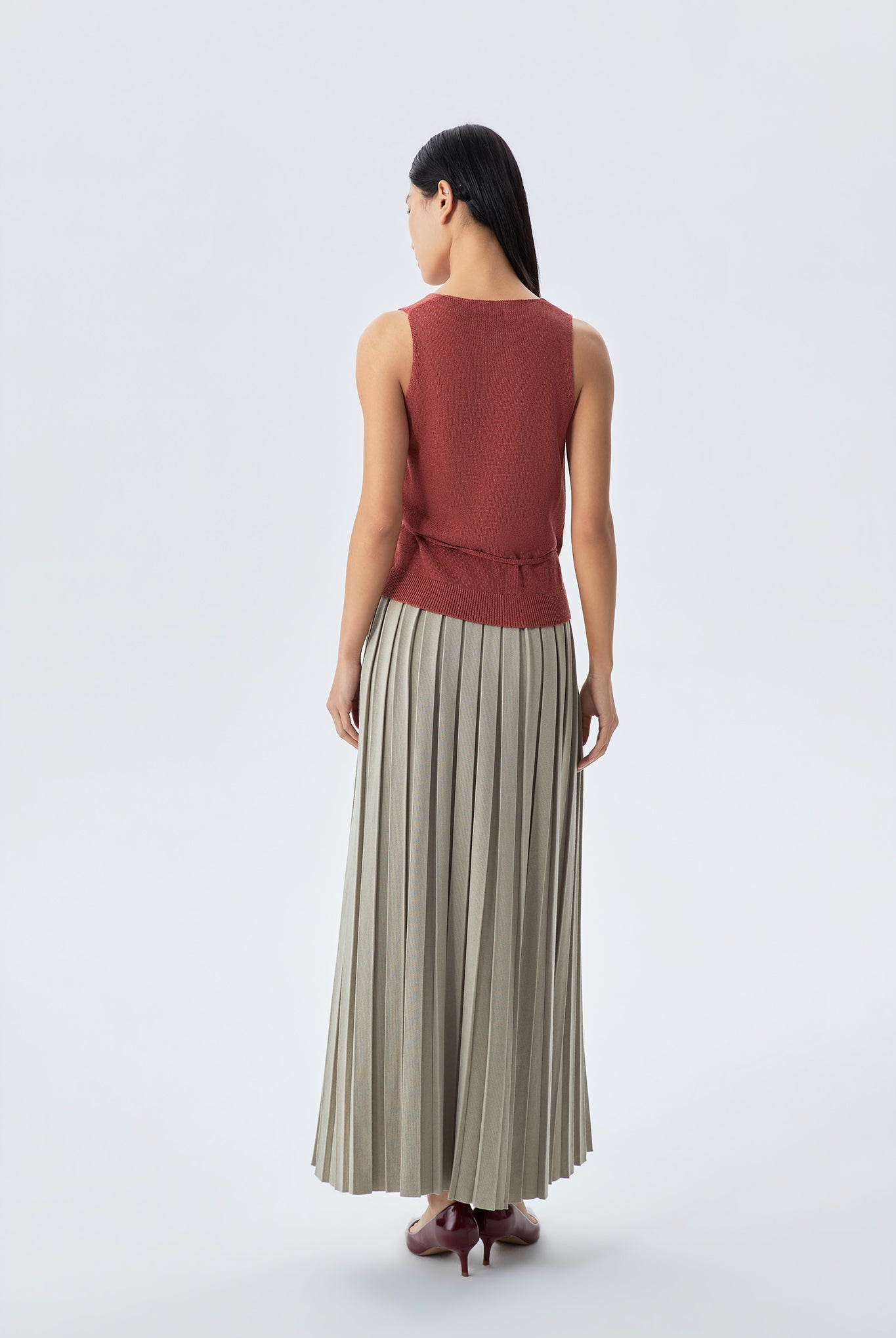 Alia Tied Front knit Vest