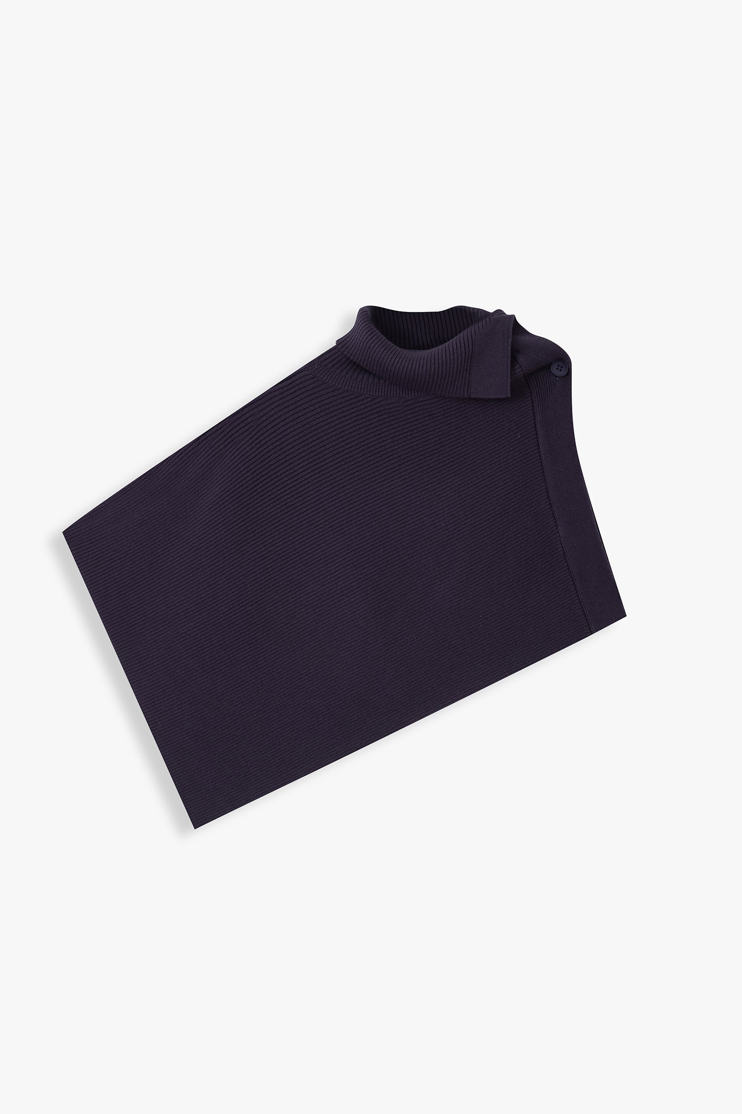 Alayna Asymmetric Sweater Knit Cape