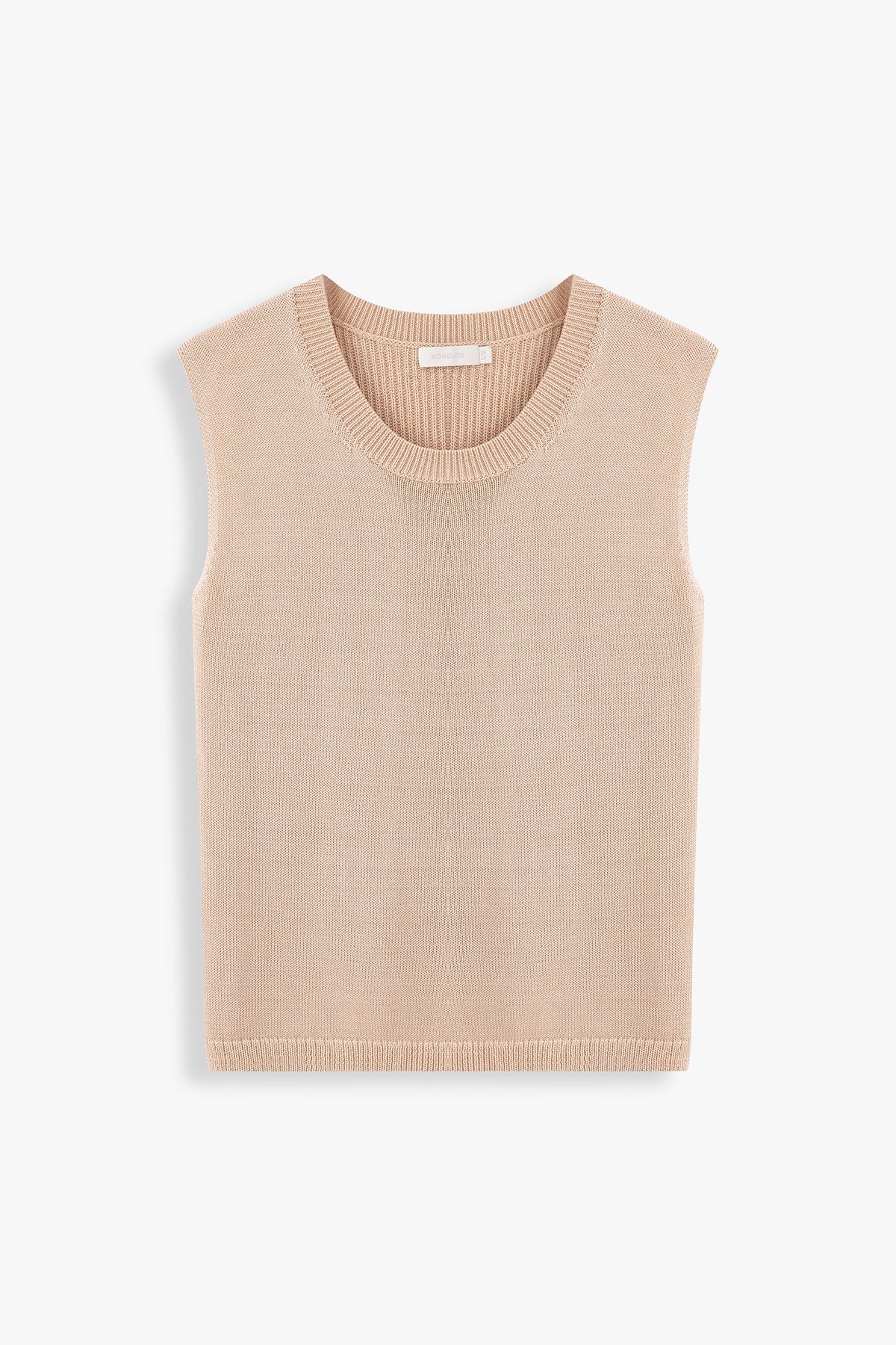 Naomi Lyocell Crew Neck Knit Vest