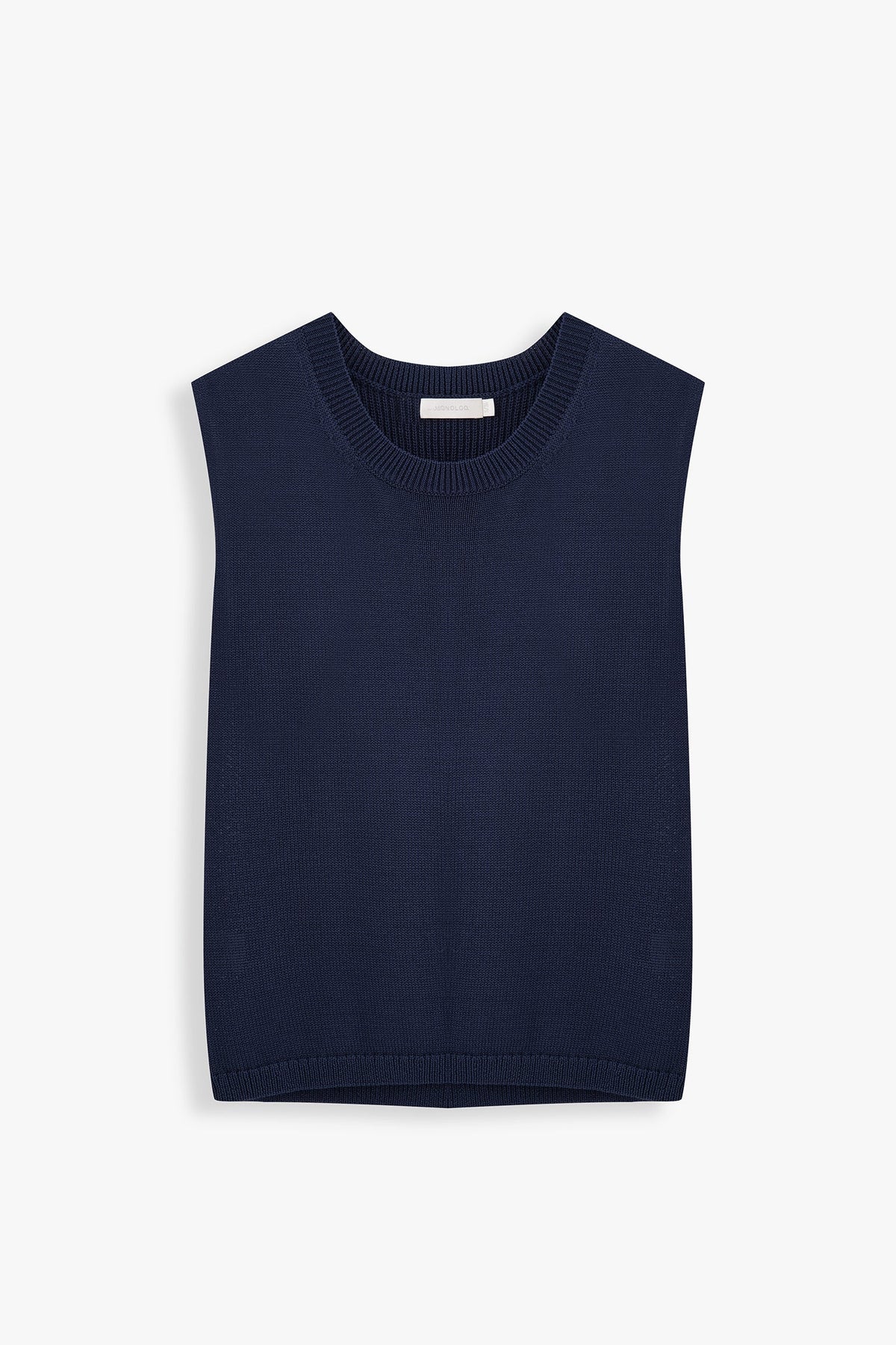 Naomi Lyocell Crew Neck Knit Vest