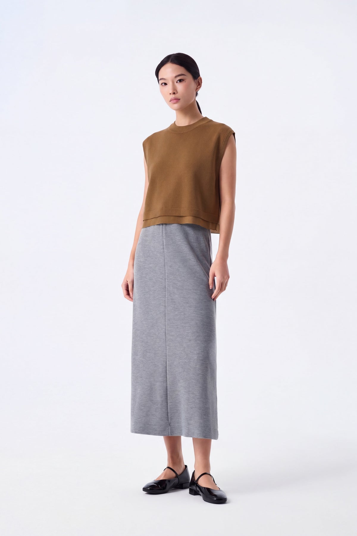 Archer Layered Hem Knit Vest