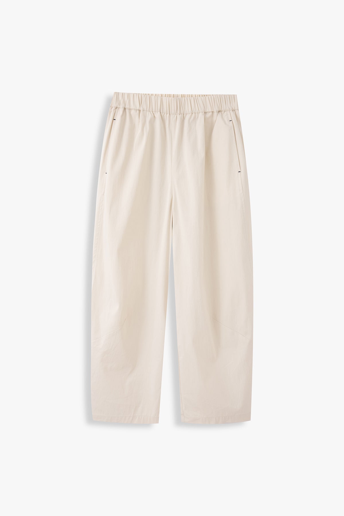 Elastic Waist Casual Trousers