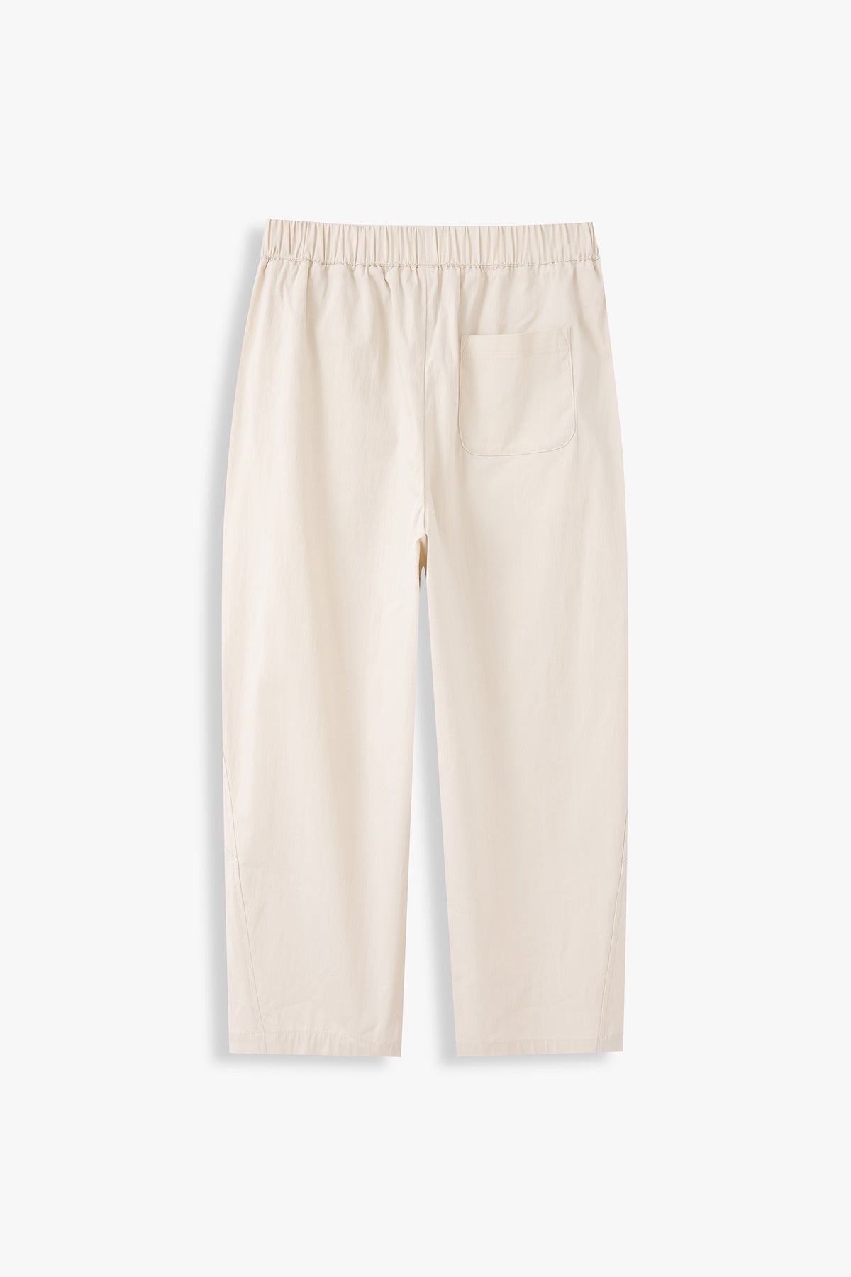 Elastic Waist Casual Trousers