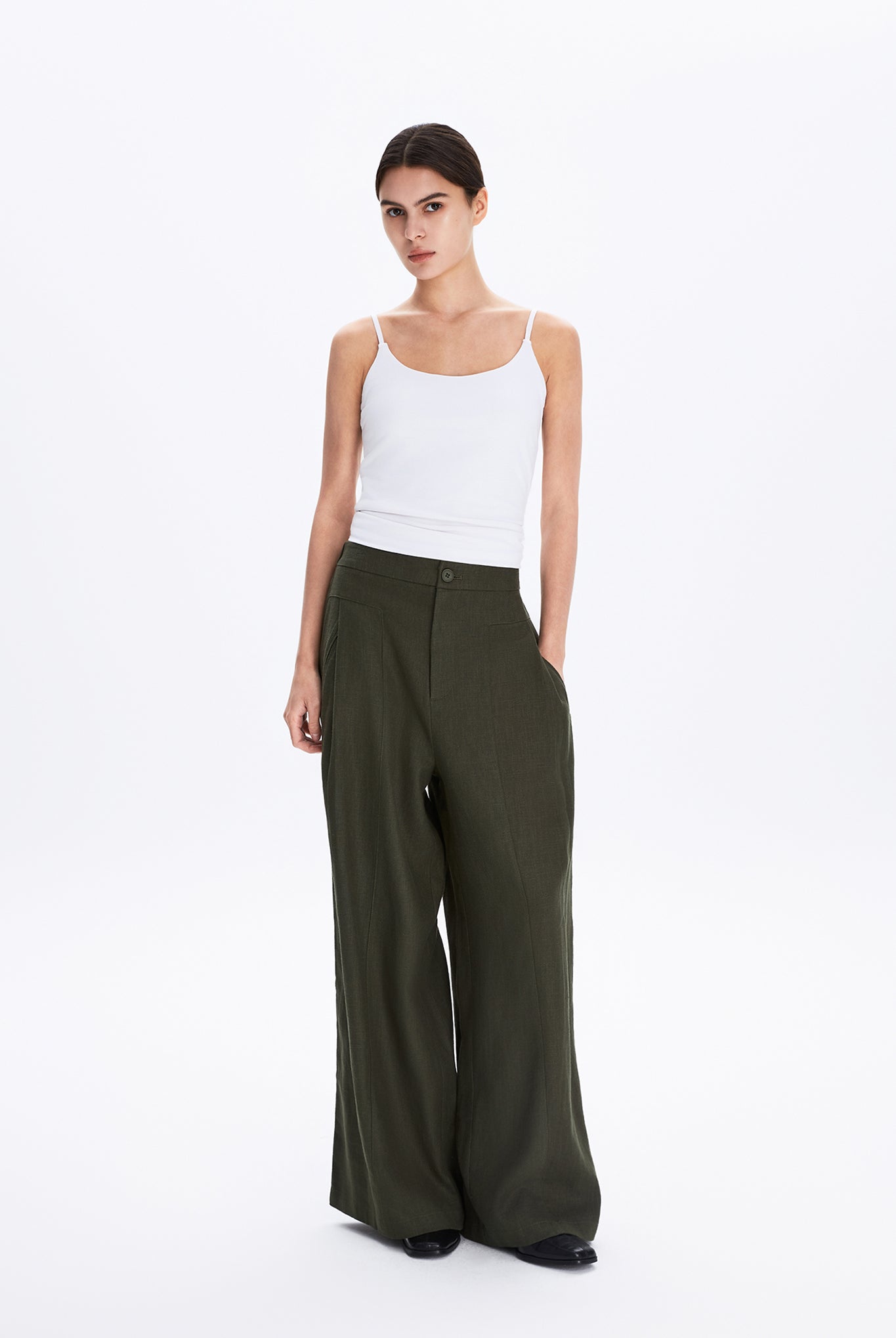 Wide Leg Trousers